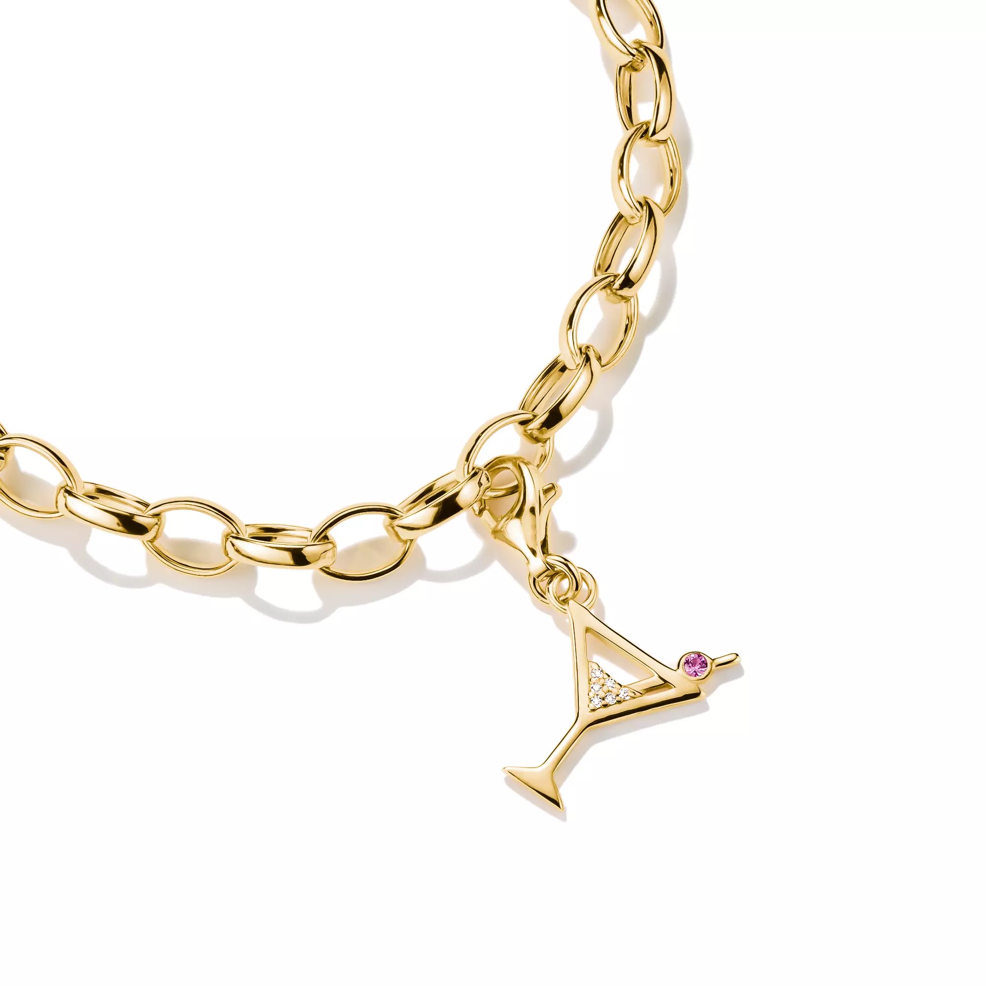 Thomas Sabo Charm-Anhänger - mehrfarbig - Cocktailglas – Ansicht 2