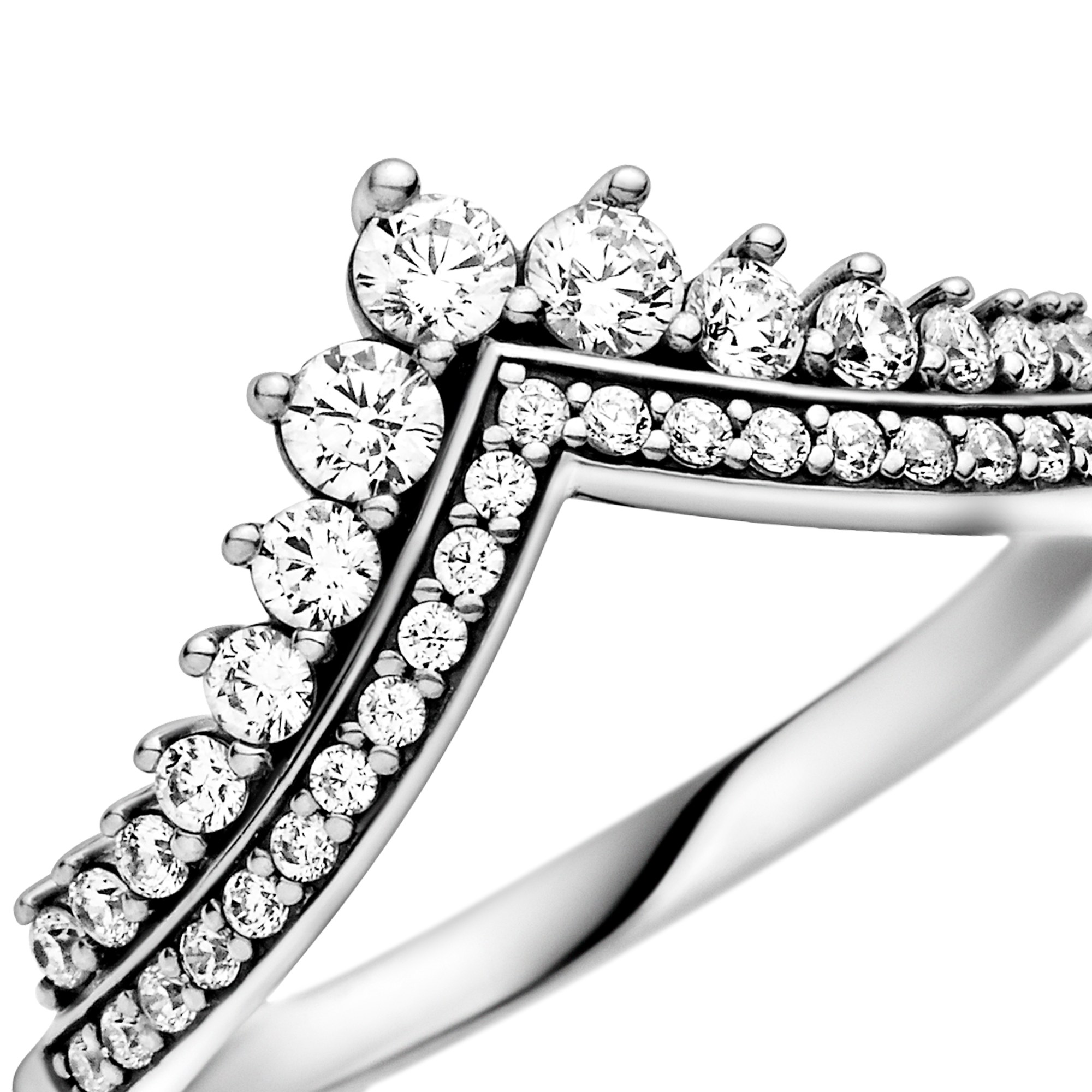 PANDORA Tiara Silberring mit klaren Zirkonia – Ansicht 3