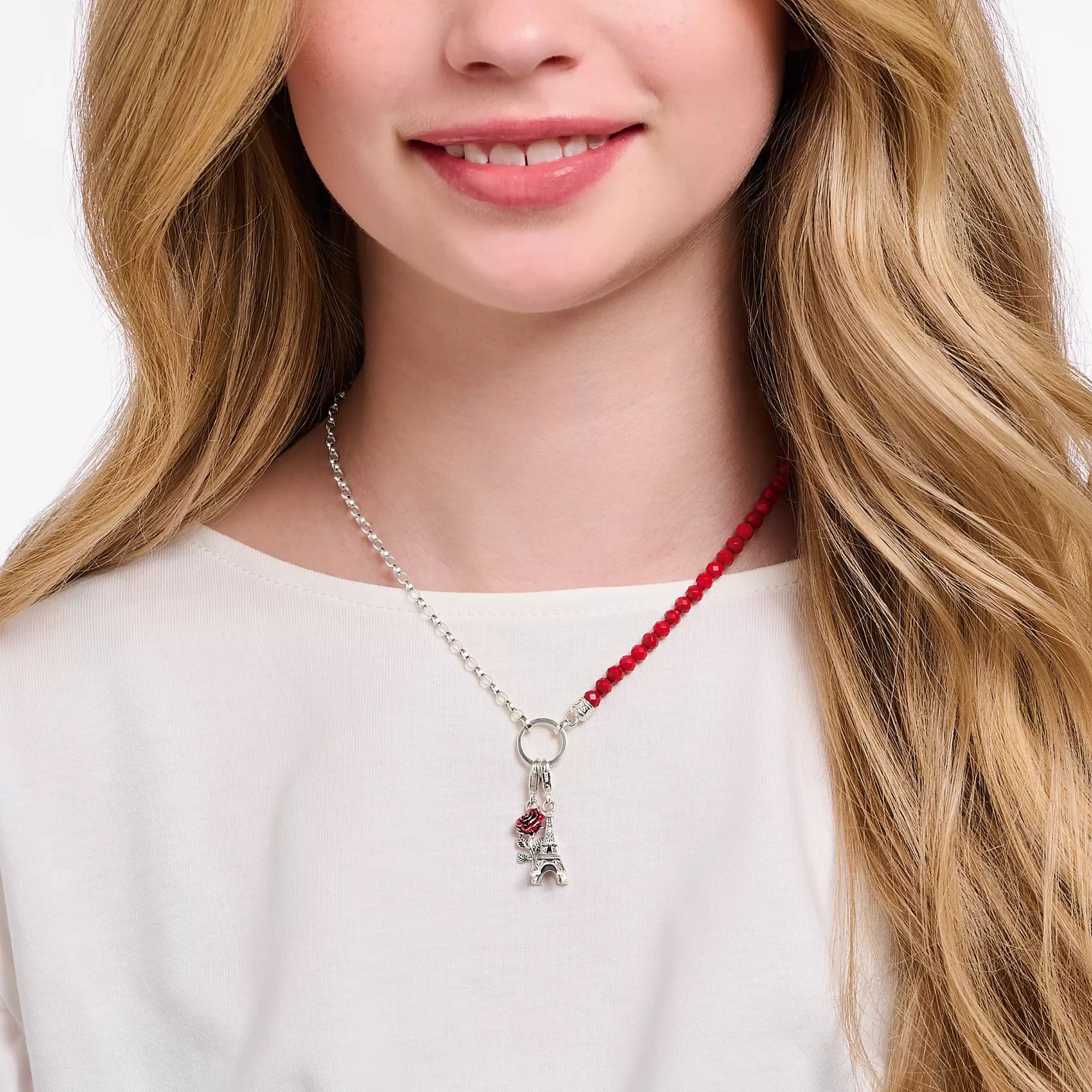 Thomas Sabo Charm-Anhänger - Eiffelturm - Silber gesch. & Zirkonia – Ansicht 4