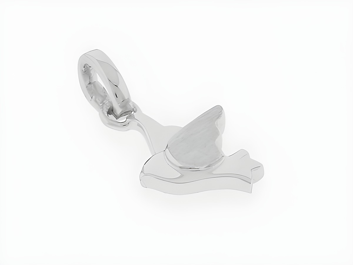 Silber Anhänger - Spatz Vogel - rhodiniert - niedlich von Hersteller Juwelier Harnisch, ideal für Tierliebhaber und als Schmuckstück für jeden Anlass.