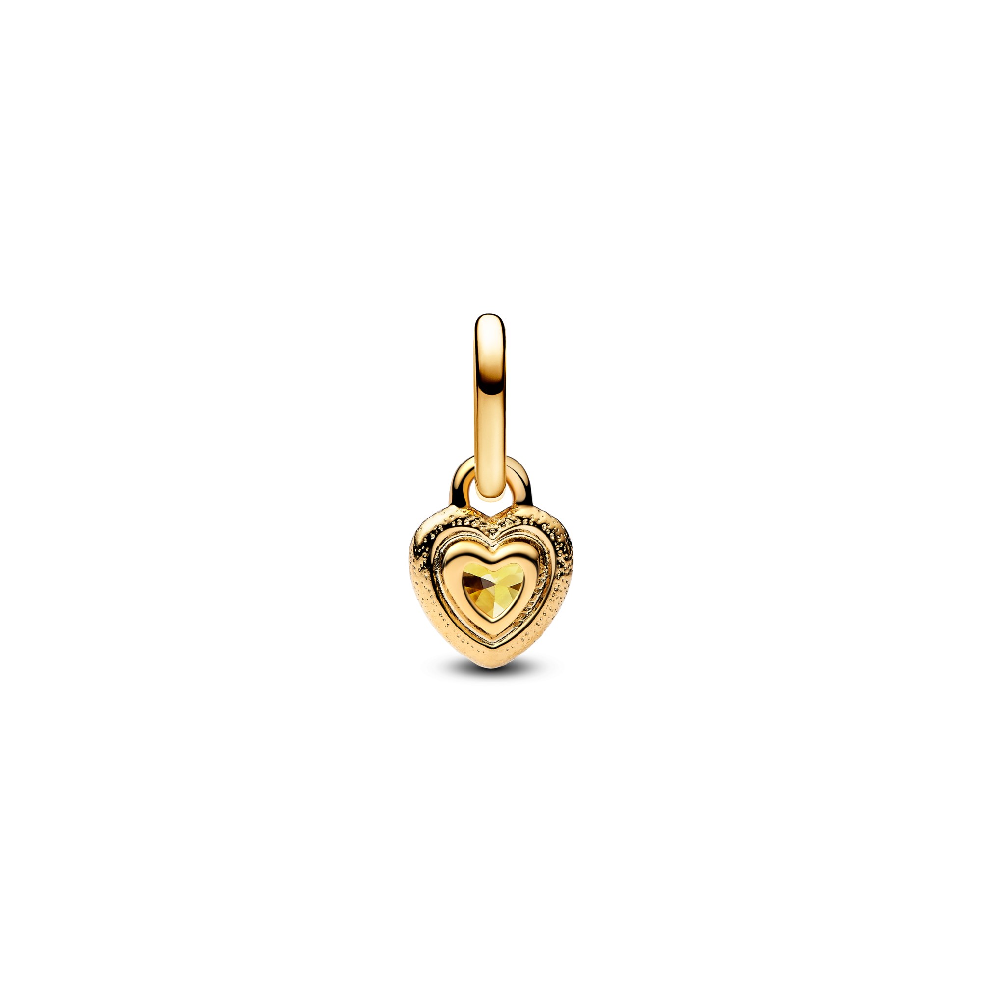 Pandora ME - Mini - Charm Herz - Gelbgold Vergoldung – Ansicht 3