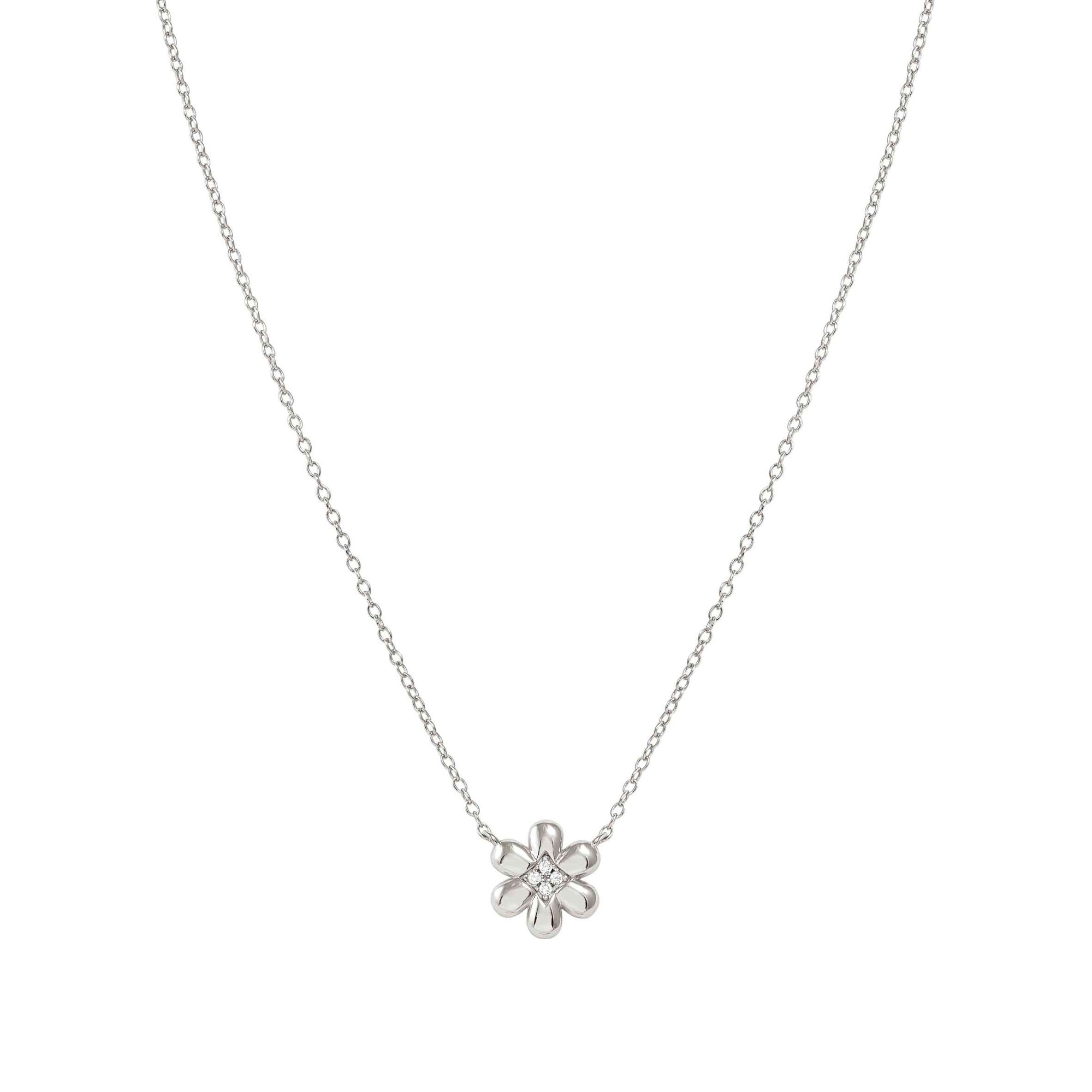 Nomination Petit Sparkle - Sterling Silber Halskette - Blume - Zirkonia - 38-44 cm – Ansicht 5