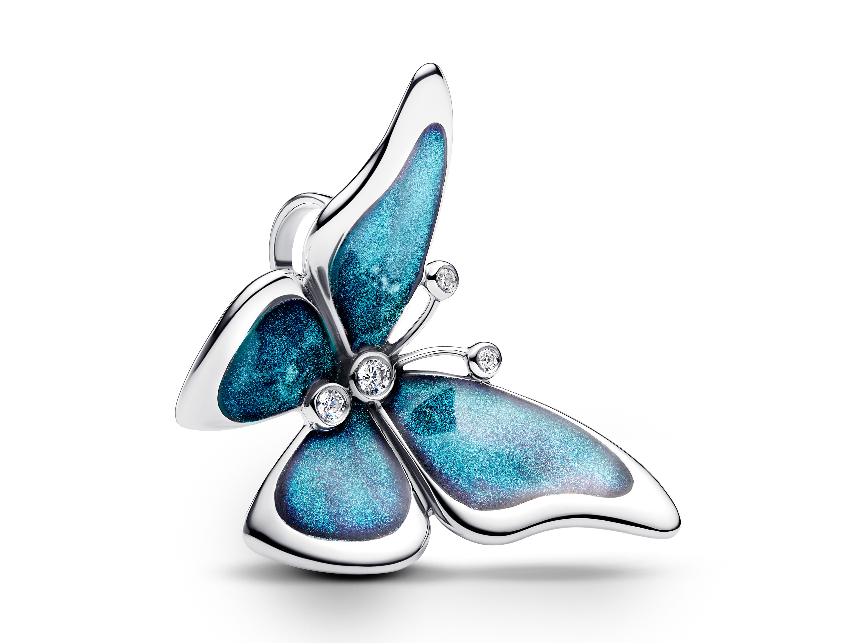 Pandora 793747C01 Charm - Schmetterling XXL oversized - Sterling Silber Emaille - Zirkonia Pandora Charm in Form eines XXL Schmetterlings aus Sterling Silber mit buntem Emaille und Zirkonia, gefertigt von Pandora, Neuheiten, ideal als dekoratives Schmuckstück.
