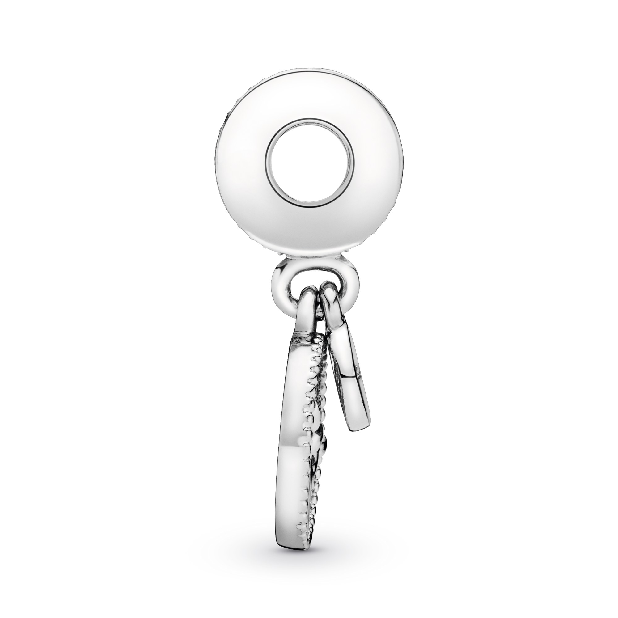 PANDORA Familien Stammbaum Charm - BICOLOR - Zirkonia klar – Ansicht 3