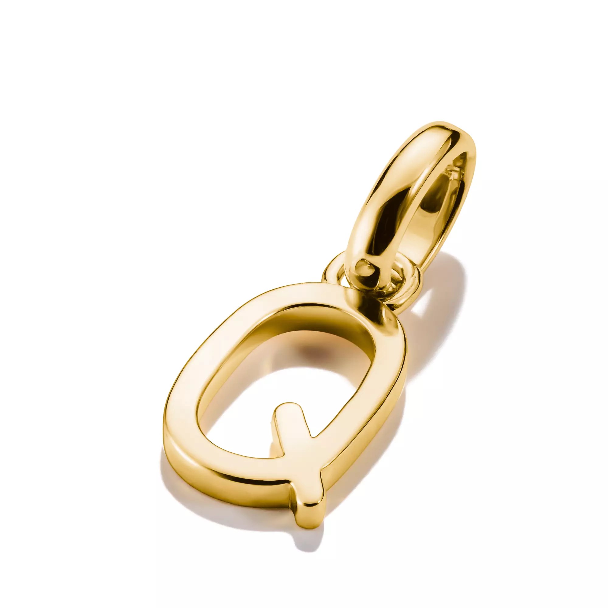 Thomas Sabo Connect - Buchstabe Q - Charm mit Öse - Silber & Gelbgold Verg. – Ansicht 3