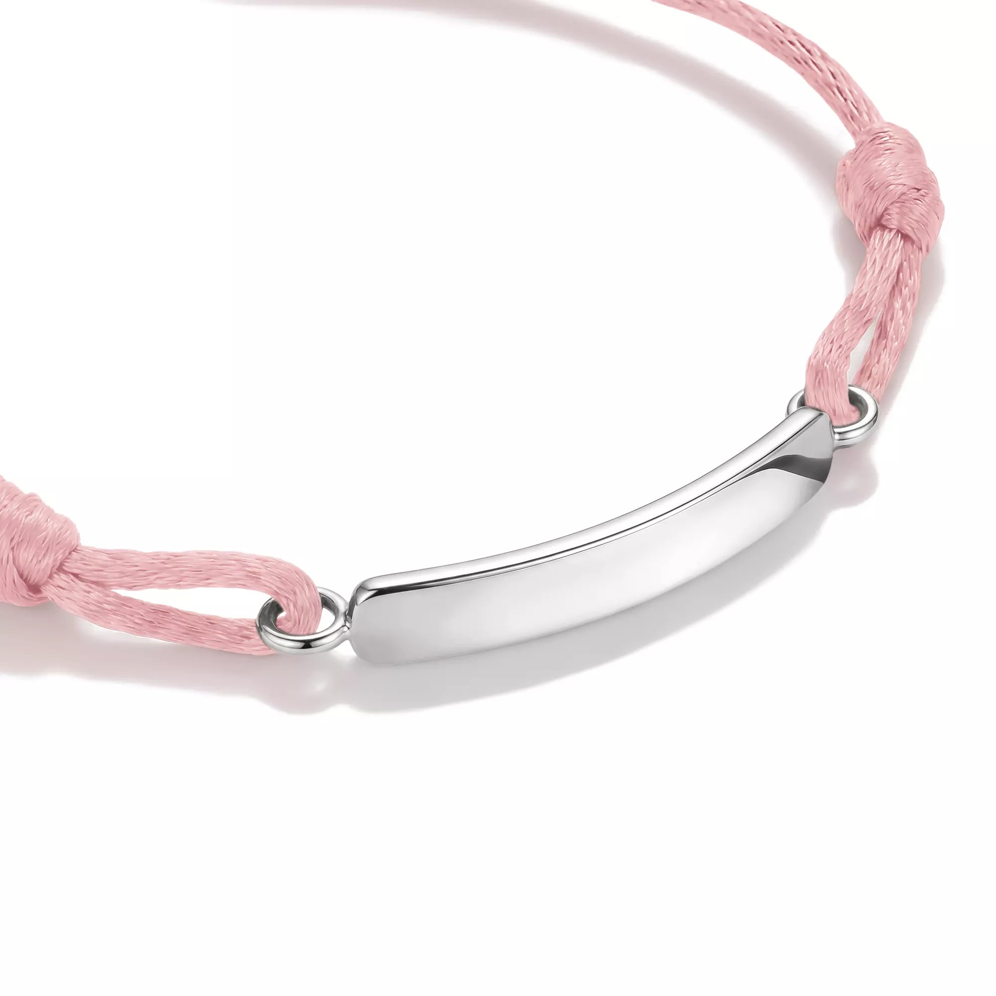 Thomas Sabo Together - Gravur-Armband - 24 cm - Sterling Silber recy. - pink – Ansicht 2