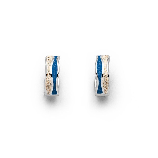 DUR Ohrring Welle - O5337 - Sterling Silber – Ansicht 2