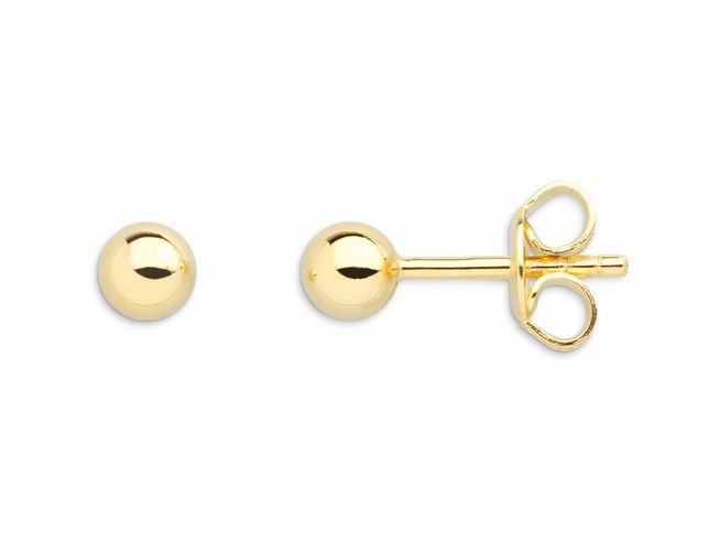 Xenox Sterling Silber Ohrringe XS3509GN in Gelbgold Vergoldung, elegante Ohrstecker mit kreisförmigem Design, ideal für täglichen Gebrauch oder besondere Anlässe.