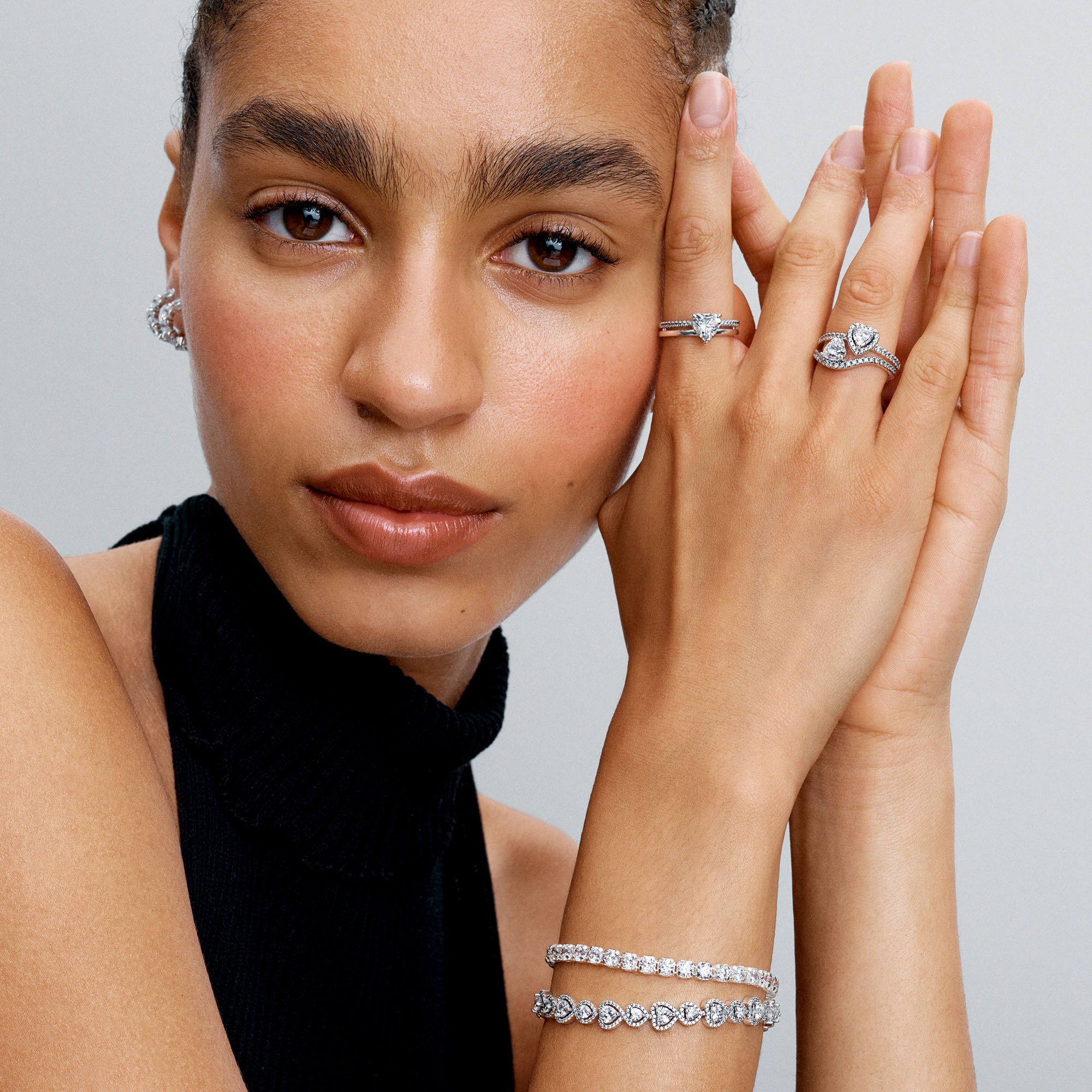 Pandora Herz - Silber Ring & Zirkonia – Ansicht 4
