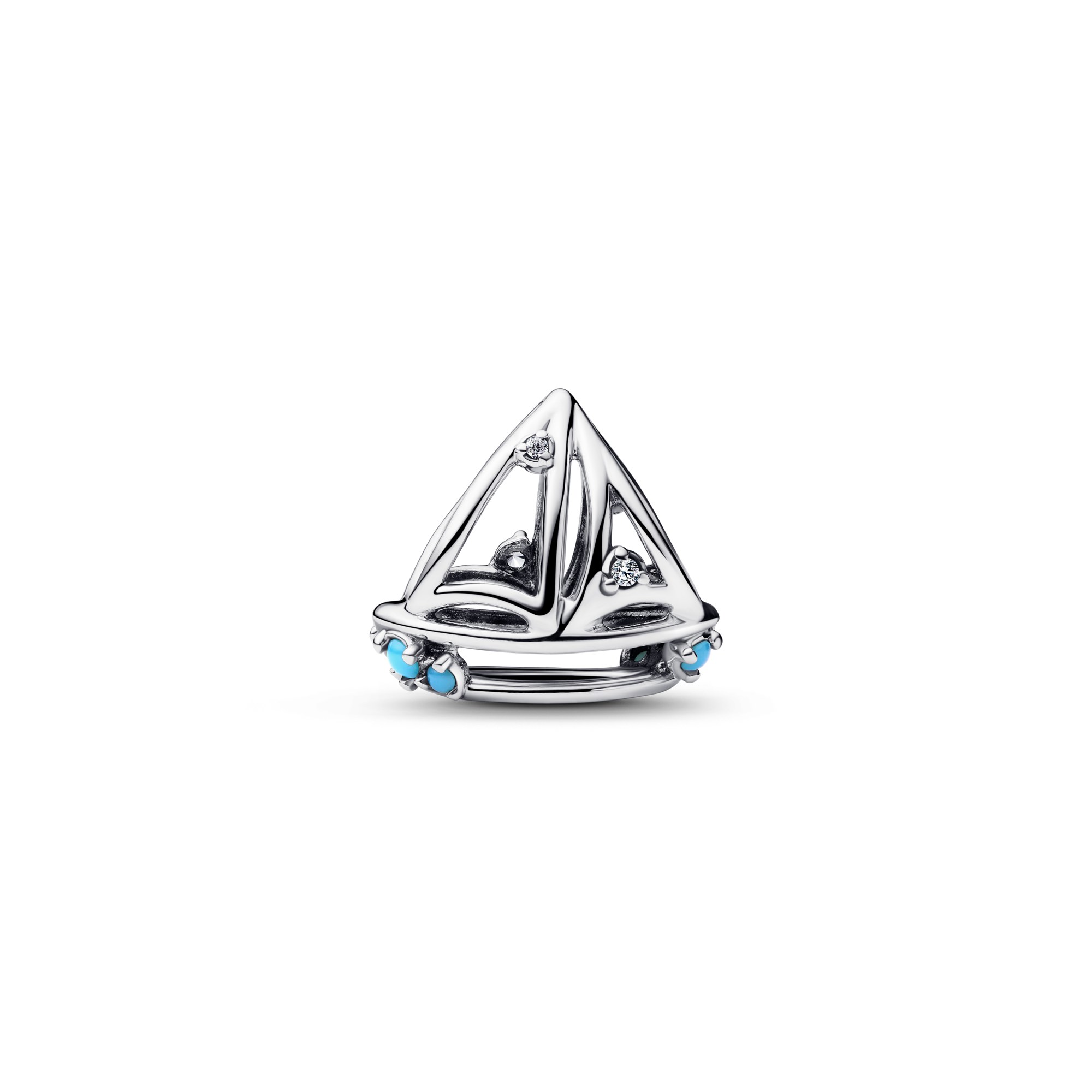 Pandora Segelboot Charm - offen gearbeiteter - Sterling Silber – Ansicht 3