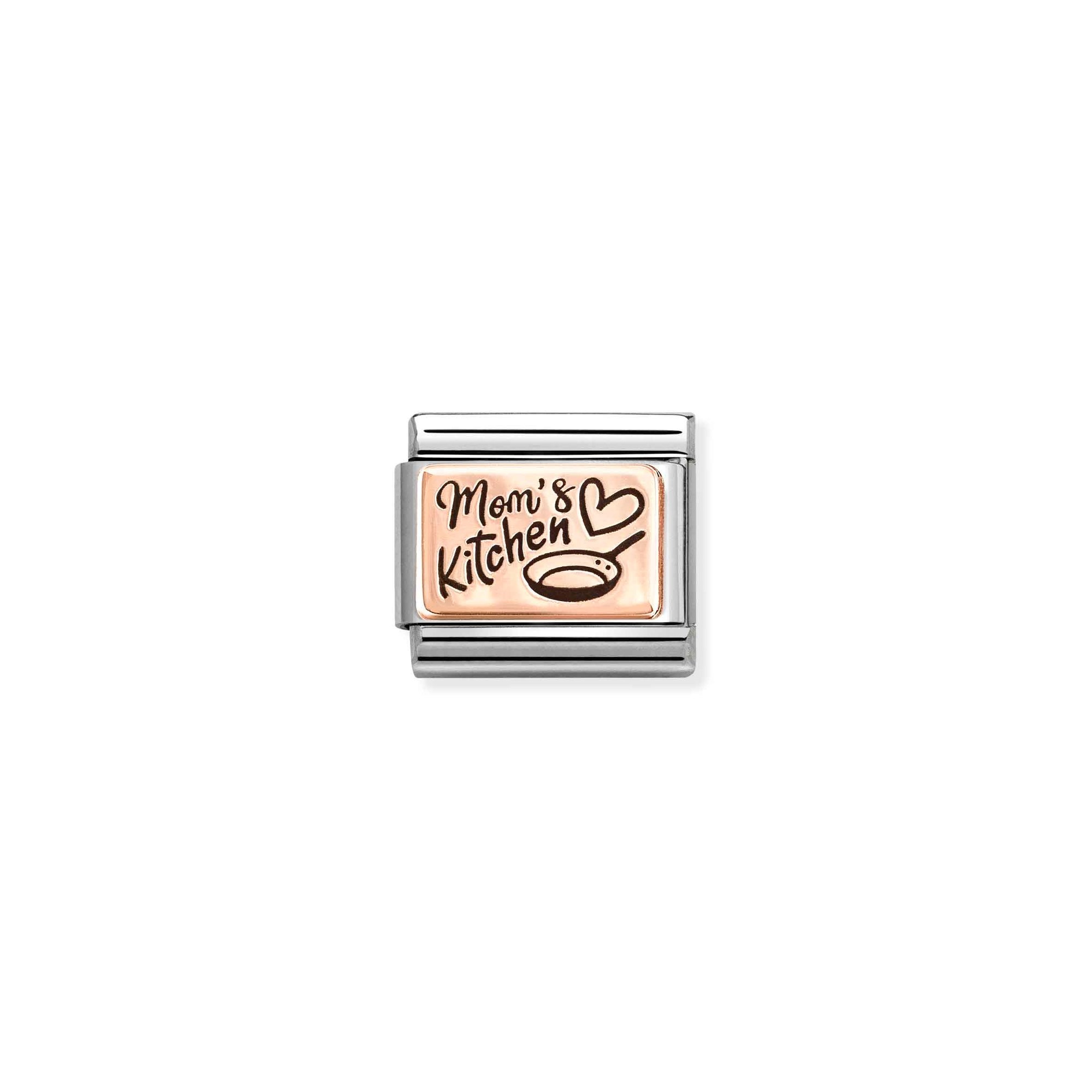 Nomination Composable Classic Charm Mom's Kitchen - Edelstahl, Gold 375 Roségold