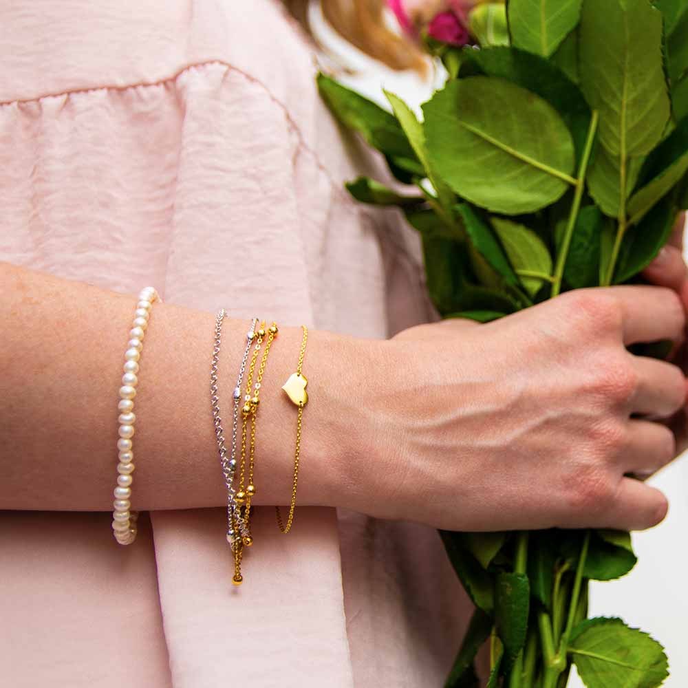 Engelsrufer MOON Armband Moonlight mit Zirkonia - Silber rhodiniert 17 cm – Ansicht 4