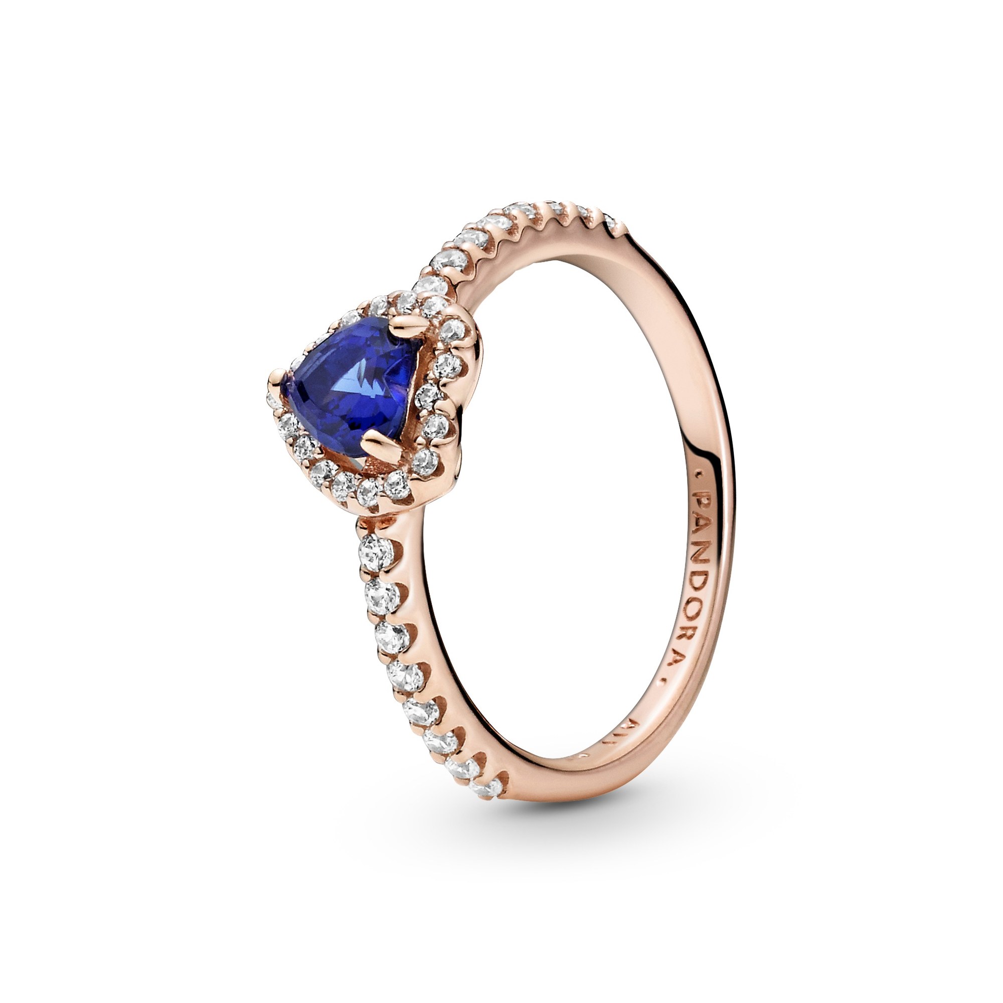 Pandora Timeless - Ring - funkelndes Herz - Silber - Roségold - versch. Steine