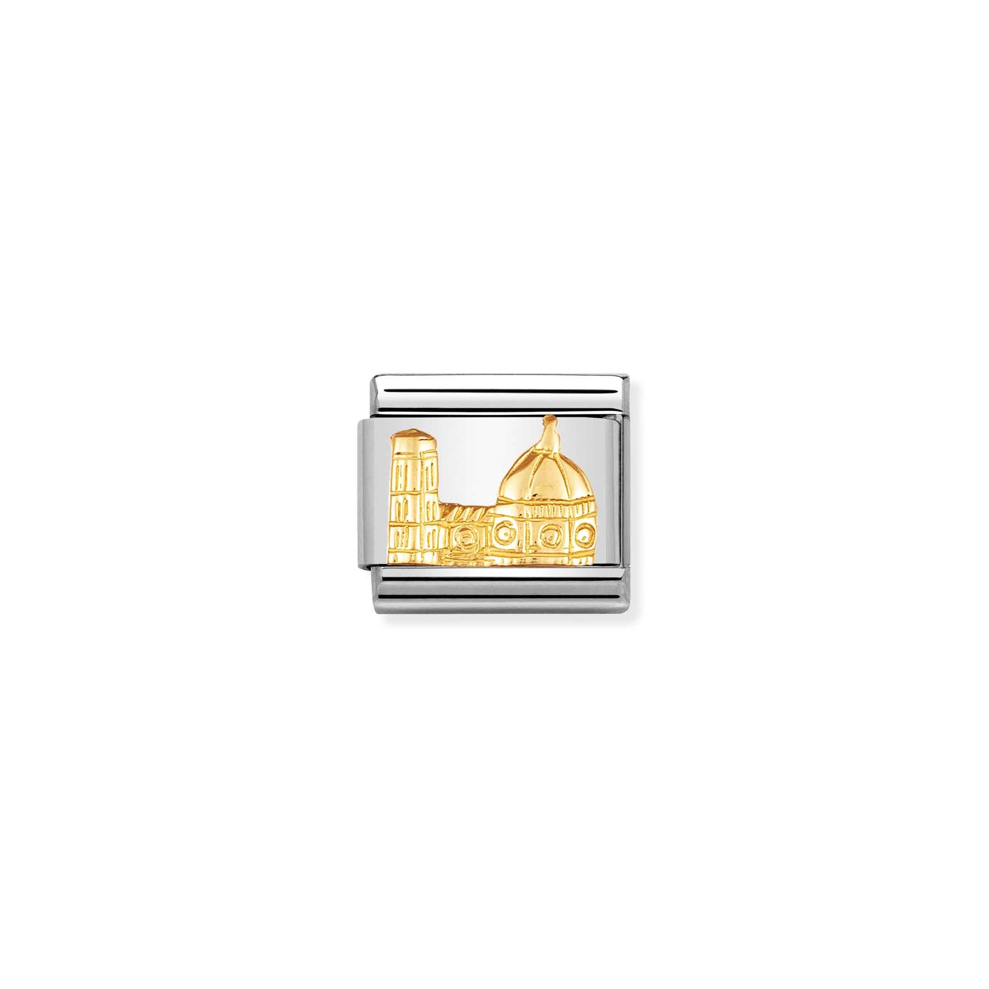 Nomination Composable Classic Charm Dom in Florenz - Edelstahl, Gold 750 Gelbgold