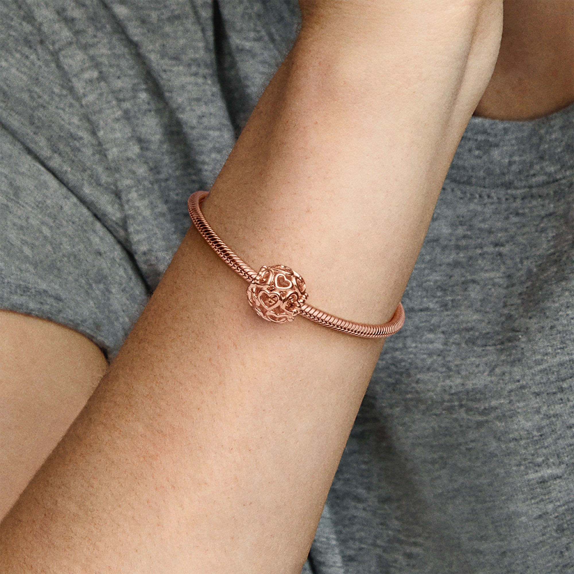 PANDORA Herzstrudel - Charm - PANDORA Rose – Ansicht 4