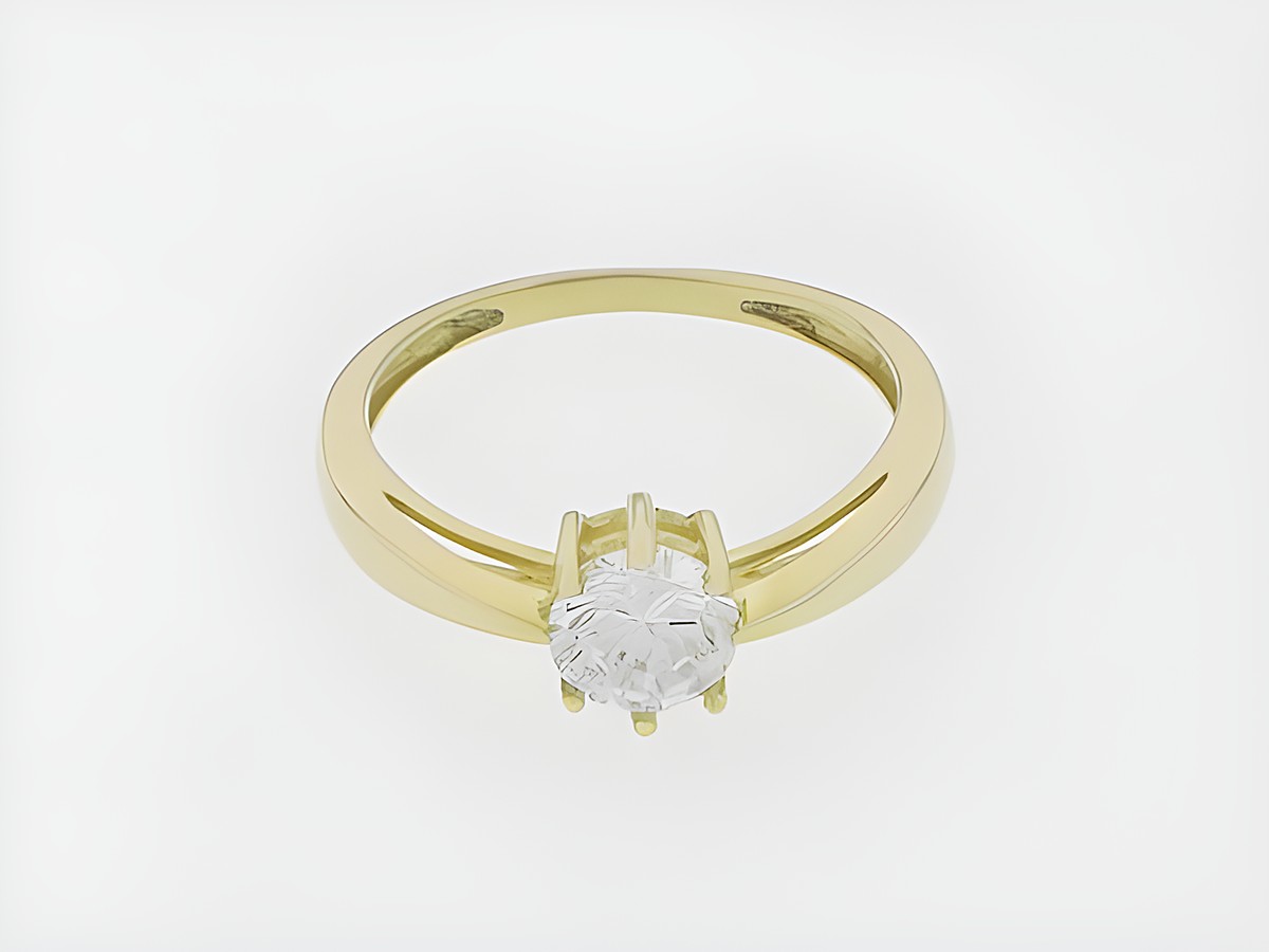Ring Gold 333 in Größe 56, elegant gestaltet mit Zirkonia, Hersteller Juwelier Harnisch, perfektes Schmuckstück für besondere Anlässe. Ideal bis Größe 56/18.