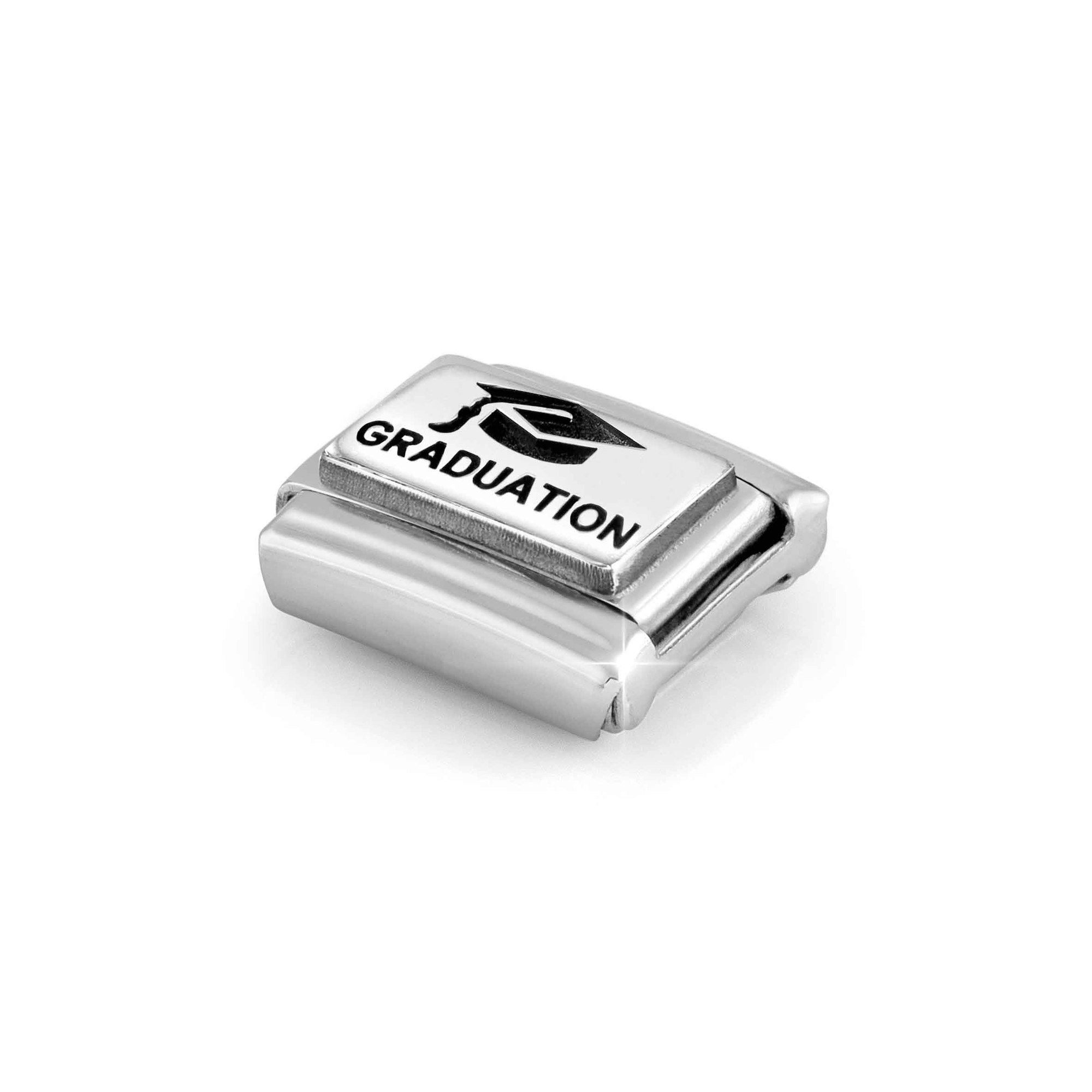 Nomination Composable Classic Charm Abschlusshut - Edelstahl, Sterling Silber – Ansicht 4