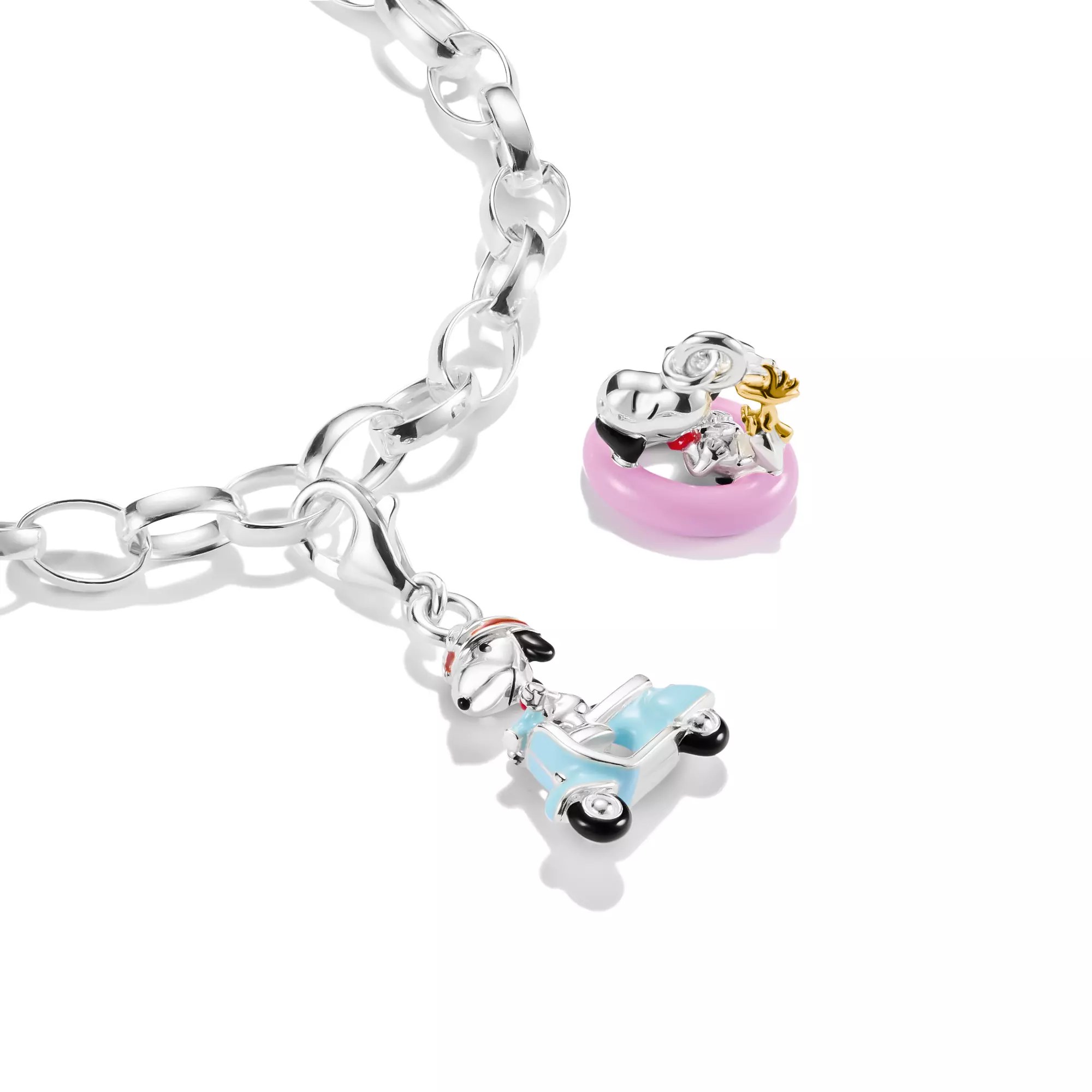 Thomas Sabo Peanuts Snoopy Woodstock Badering - Charm-Anhänger – Ansicht 2