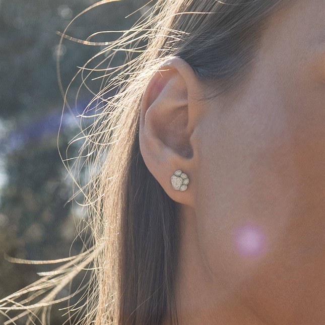 DUR Ohrring Pfote - O5238 - Sterling Silber – Ansicht 3