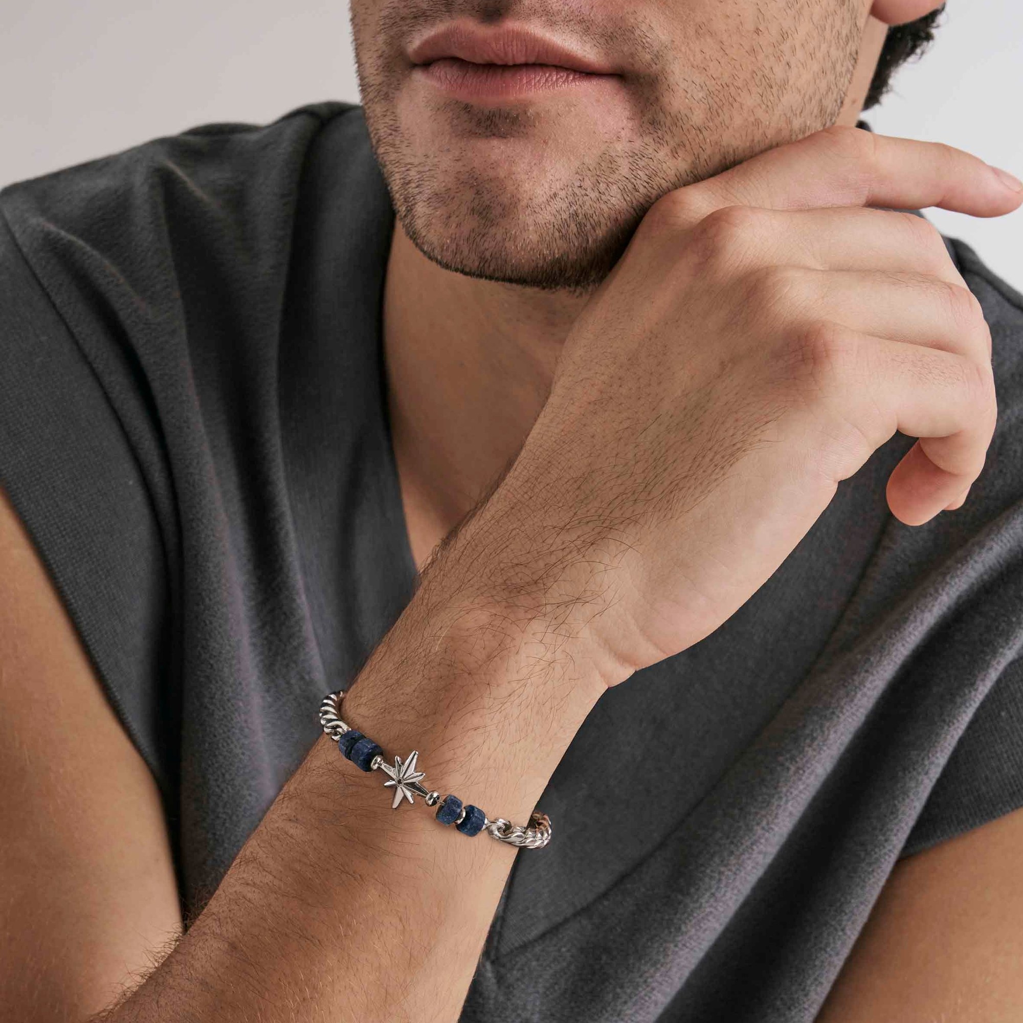 Nomination ATLANTE STONES EDITION Armband - Windrose - Sodalith - 19 - 23 cm – Ansicht 3