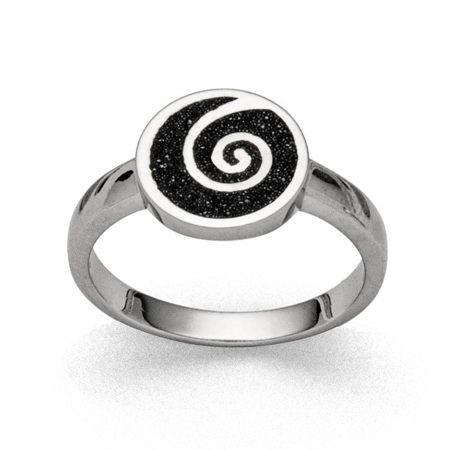 DUR Lavasand Spirale 2.0 - Sterling Silber - Gr. 54 – Ansicht 3