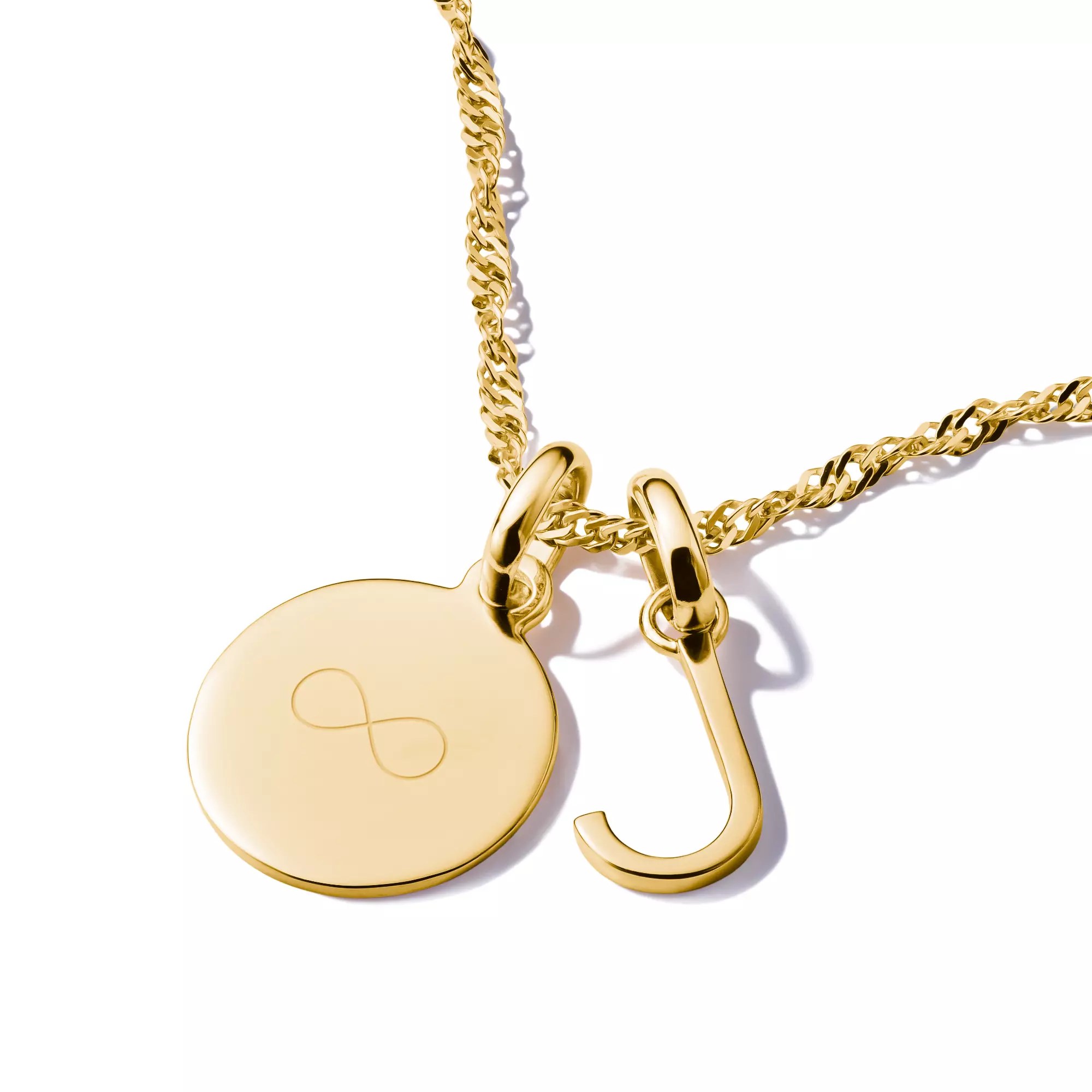 Thomas Sabo Connect - Buchstabe J - Charm mit Öse - Silber & Gelbgold Verg. – Ansicht 3