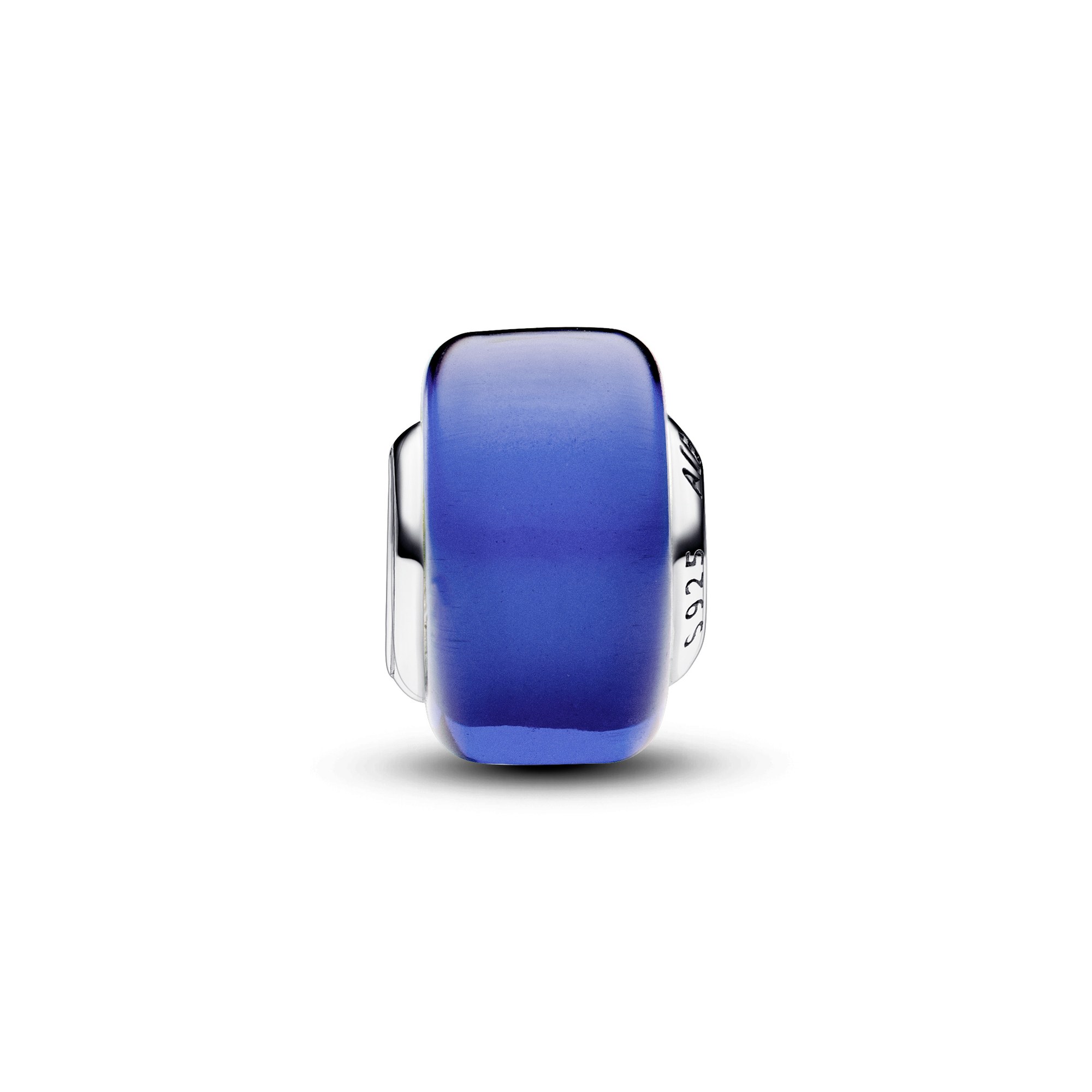 Pandora Blaues Murano-Glas Mini-Charm - Sterling Silber - Blau Ansicht 2 – Ansicht 2
