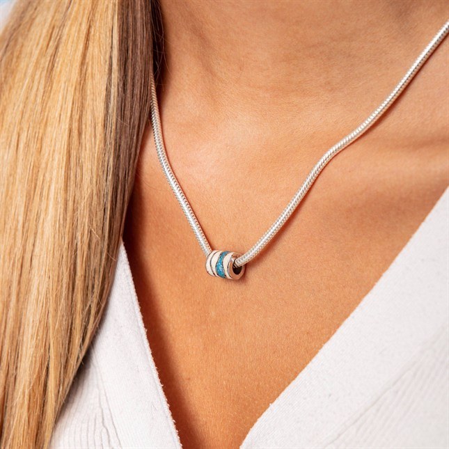 DUR Kette Strandwellen - Sterling Silber - 50cm – Ansicht 3