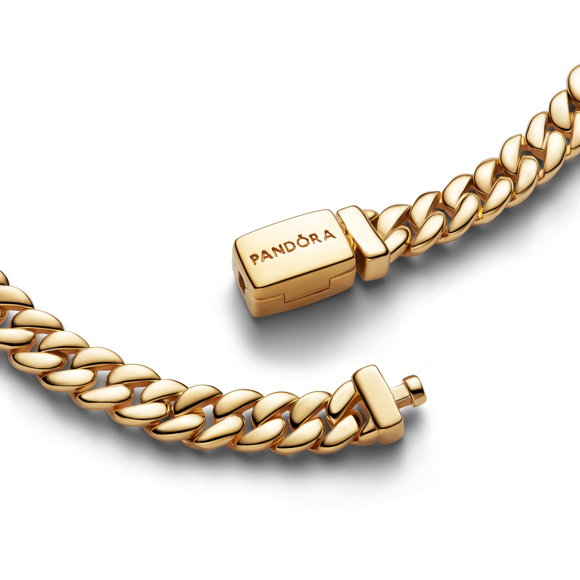 Pandora Cuban Kettenarmband - Gelbgold Vergoldung – Ansicht 2