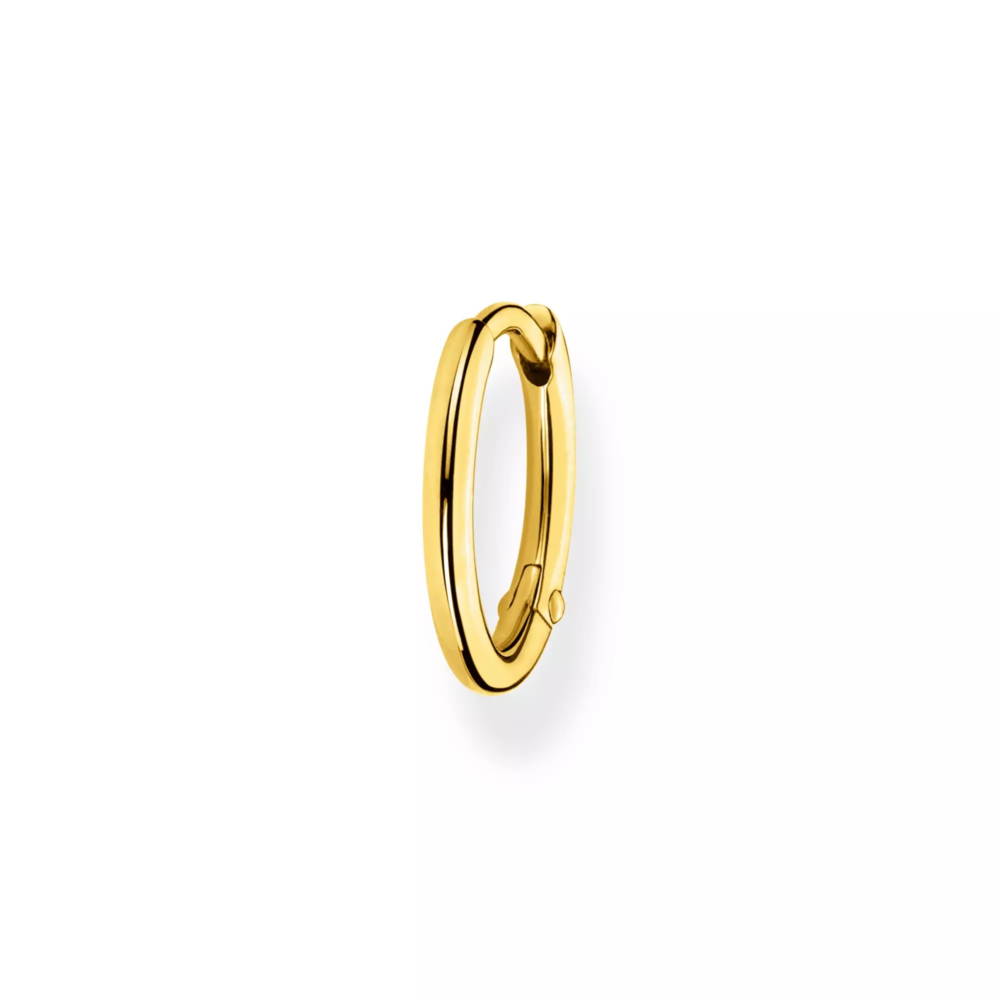 Thomas Sabo Einzel Creole klassisch gold – Silber – 15 mm hoch