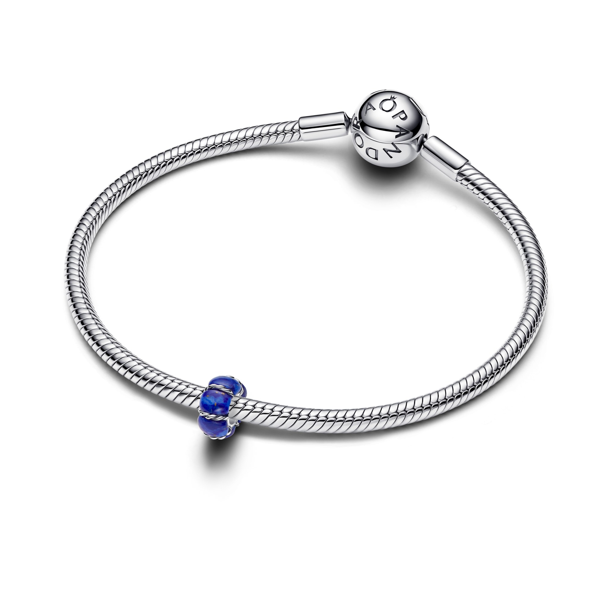 Pandora Seeboje charm - Silber - imitierter Lapislazuli - Blau – Ansicht 3