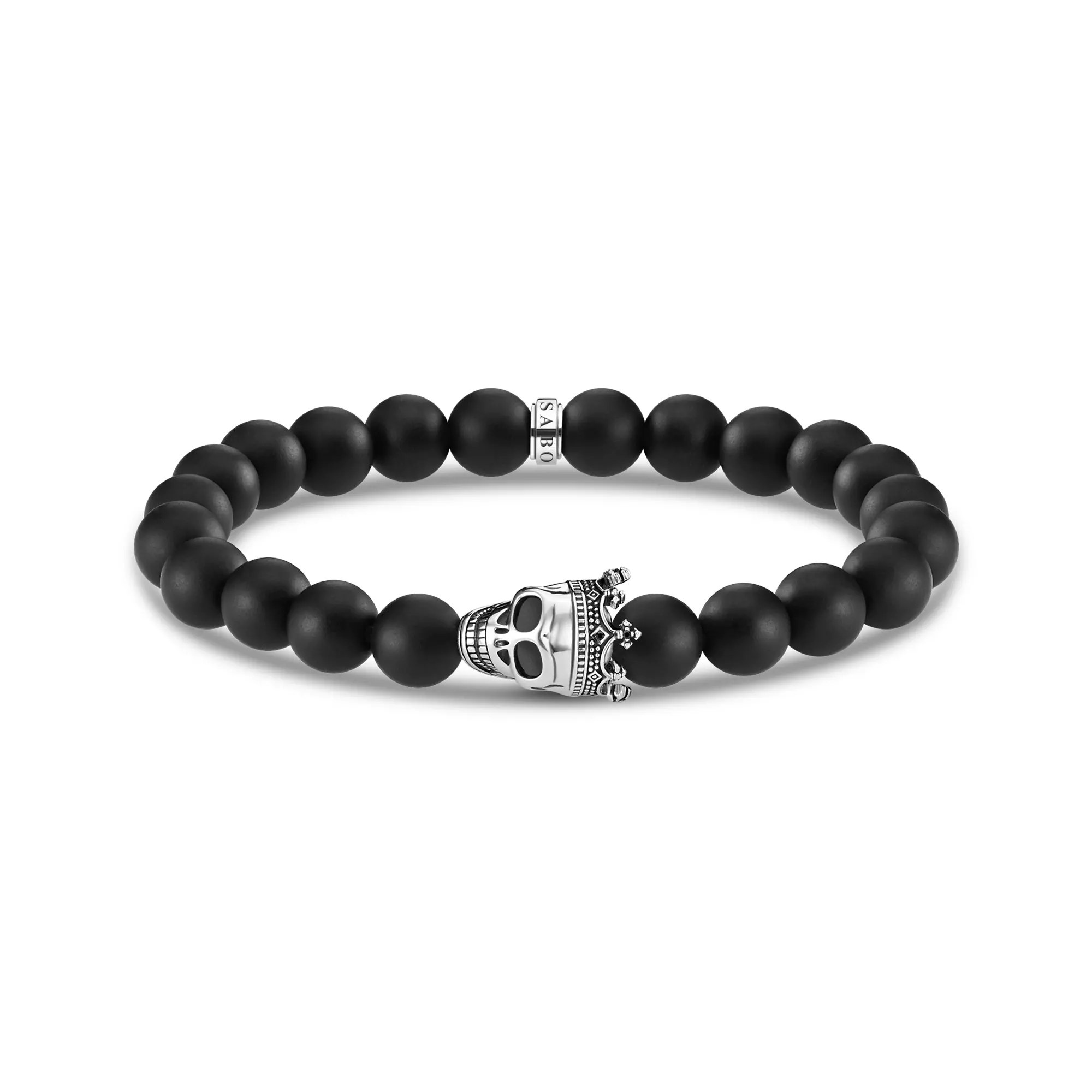 Thomas Sabo Armband - Silber - schwarz - 18 cm