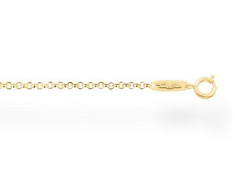 Silber vergoldete Kette von Thomas Sabo, Modell KE1219-413-12-L80, ca. 80 cm lang, ohne Anhänger, mit Karabinerverschluss, elegantes Design für stilvolle Akzente.