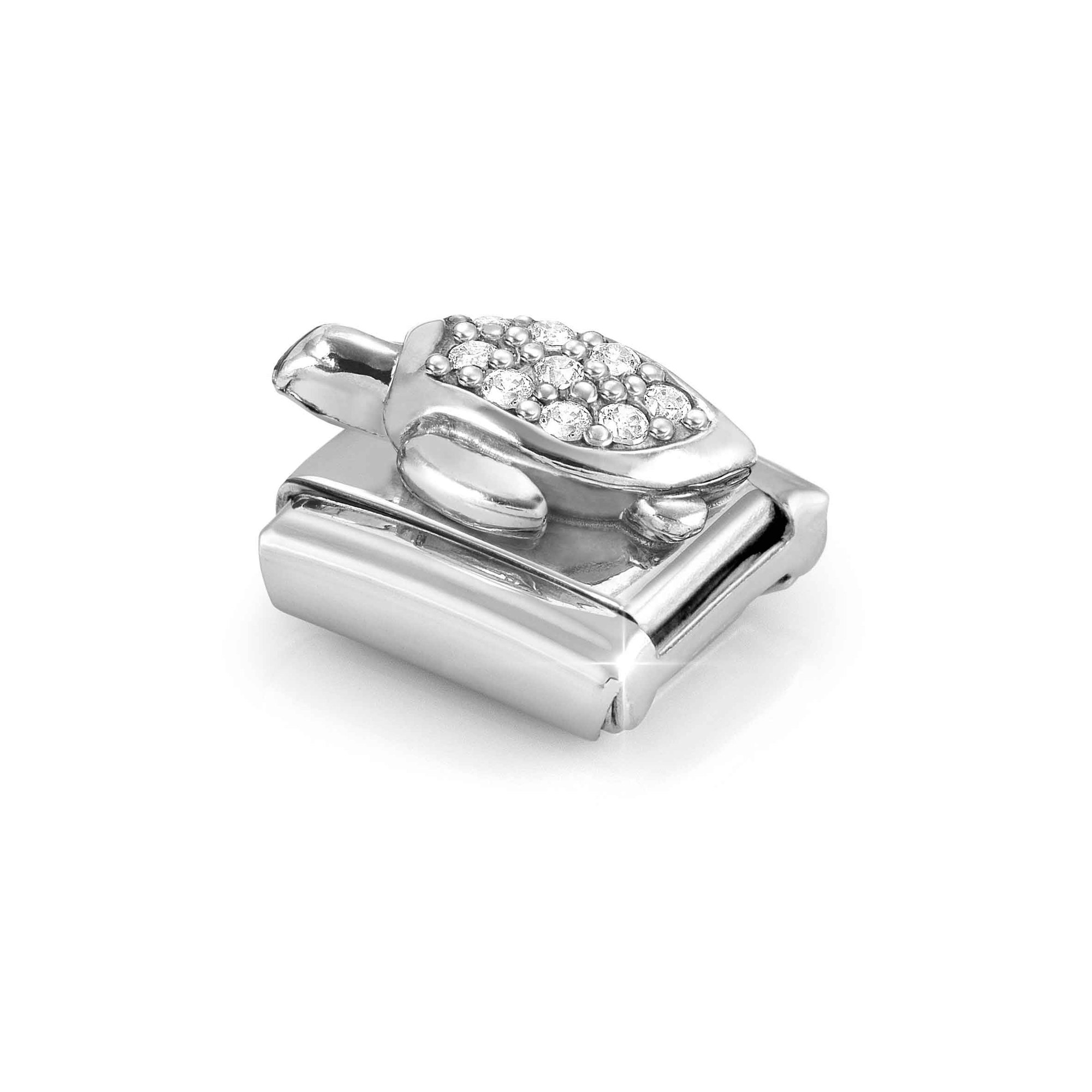 Nomination Composable Classic Charm Meeresschildkröte - Edelstahl, Sterling Silber, Zirkonia – Ansicht 4