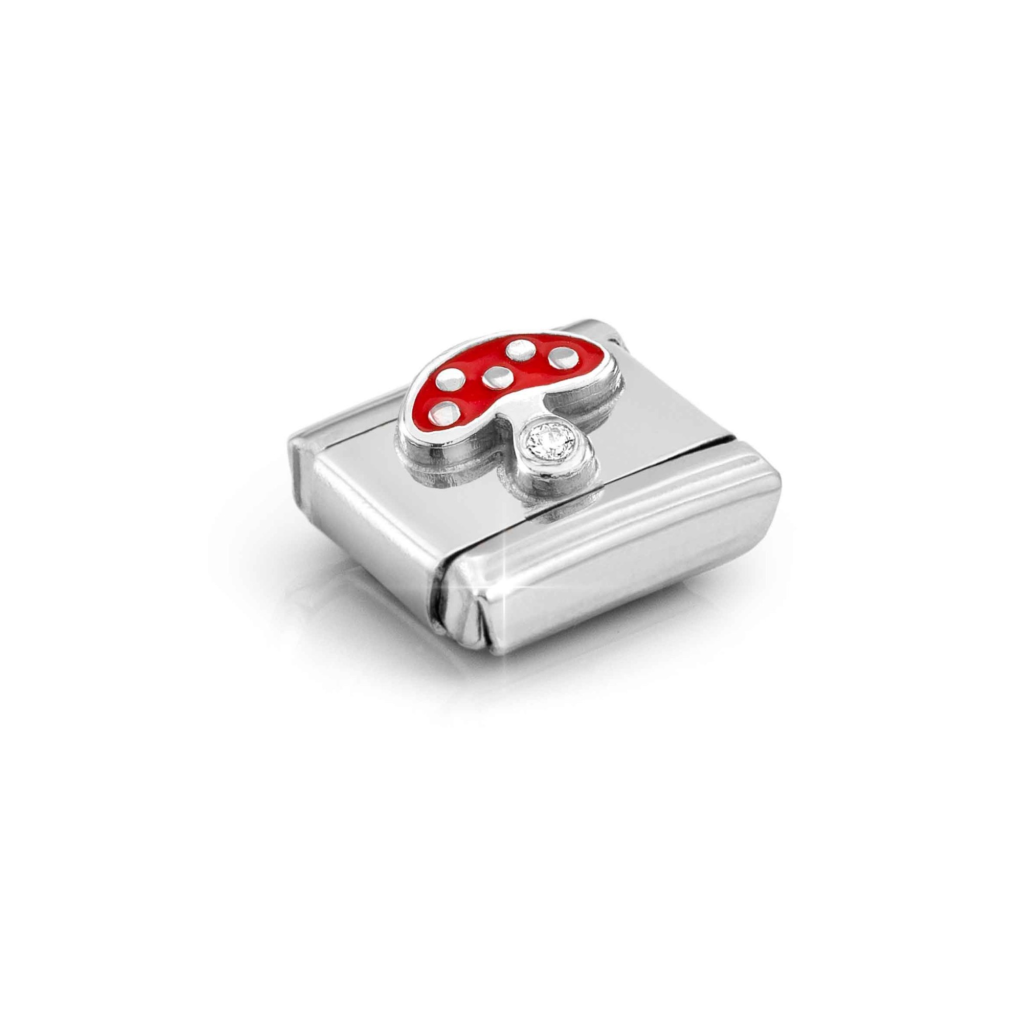 Nomination Composable Classic Charm Pilz - Edelstahl, Sterling Silber, Zirkonia – Ansicht 4