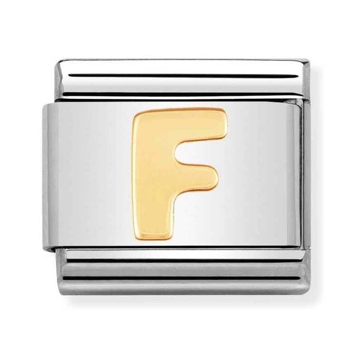 Nomination Classic Buchstabe F Element