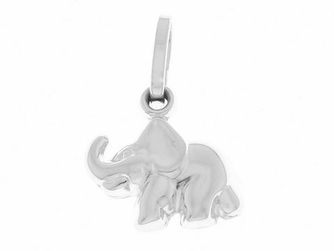 Elefant aus Sterling Silber als Anhänger, Hersteller Juwelier Harnisch, idealer Glücksbringer für Kinder. Elegant gestaltet, perfekt für das tägliche Tragen oder als besonderes Geschenk.