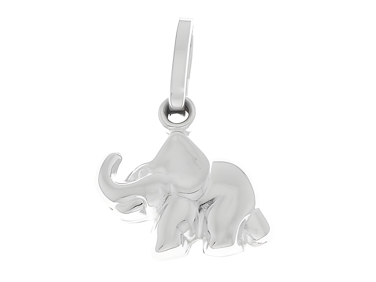 Elefant aus Sterling Silber als Anhänger, Hersteller Juwelier Harnisch, idealer Glücksbringer für Kinder. Elegant gestaltet, perfekt für das tägliche Tragen oder als besonderes Geschenk.