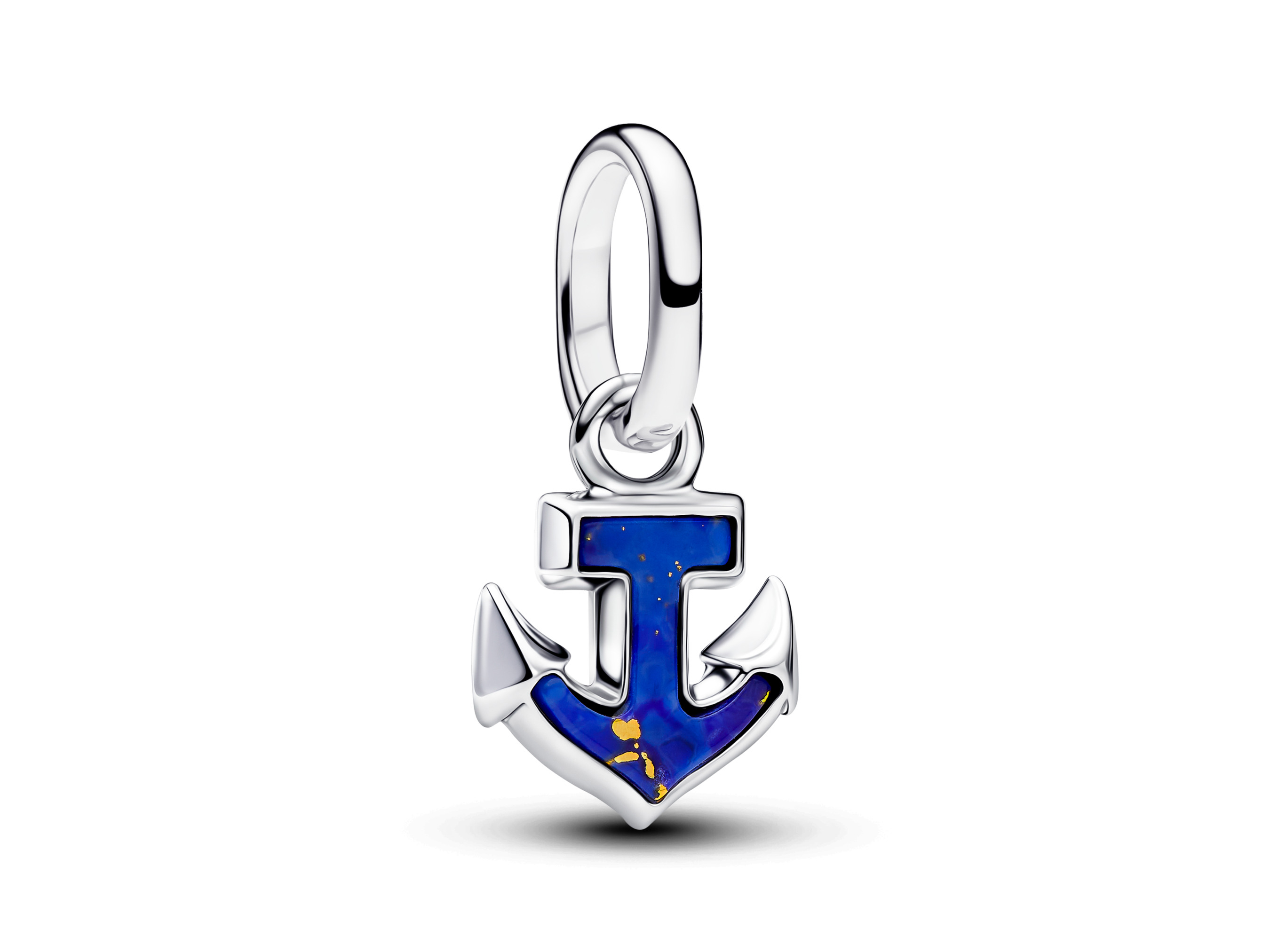 Pandora ME 794610C01 - Anker Mini-Dangle-charm - Silber - synth. Lapislazuli - Blau