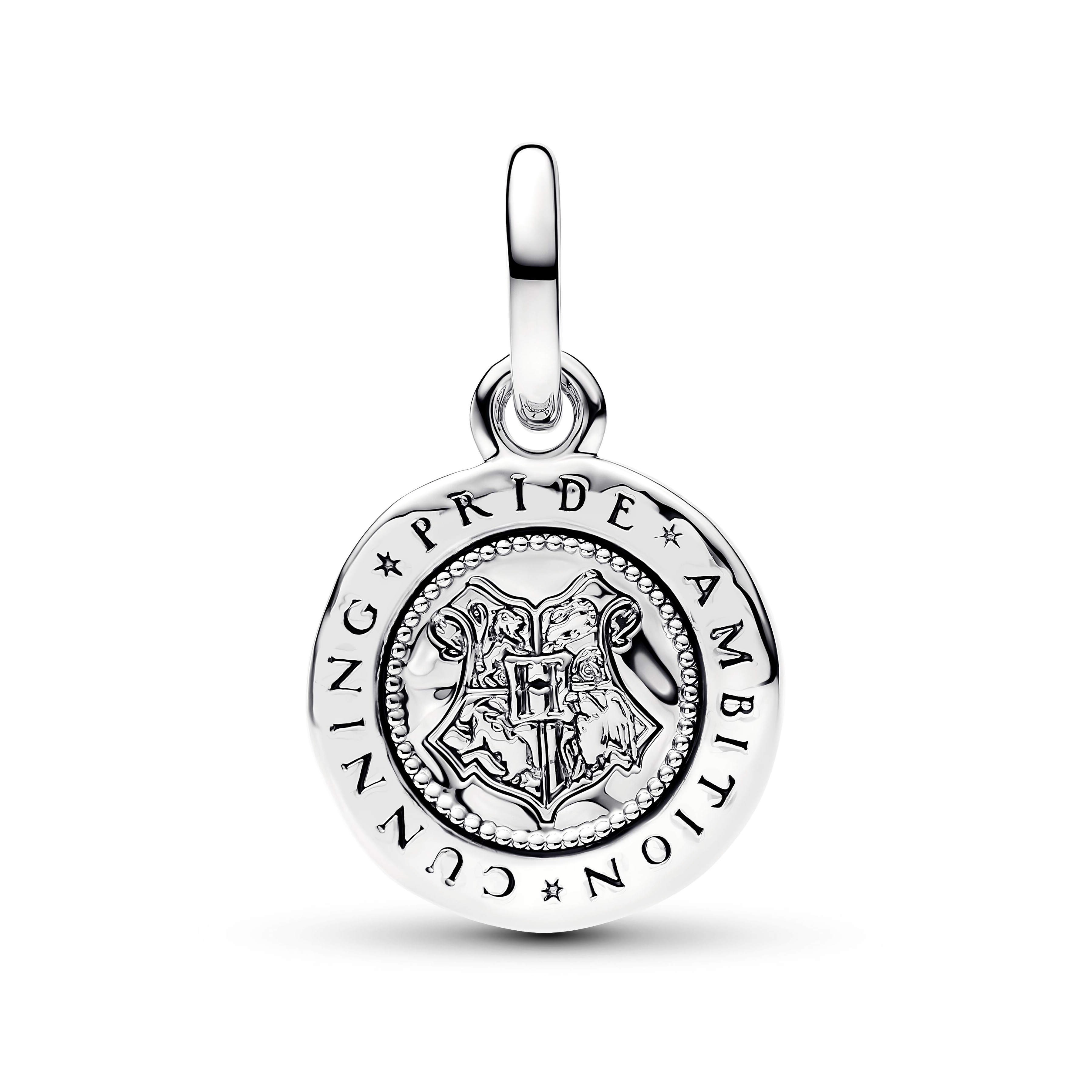 Pandora Harry Potter - Medaillon-Charm Slytherin - Sterling Silber – Ansicht 2