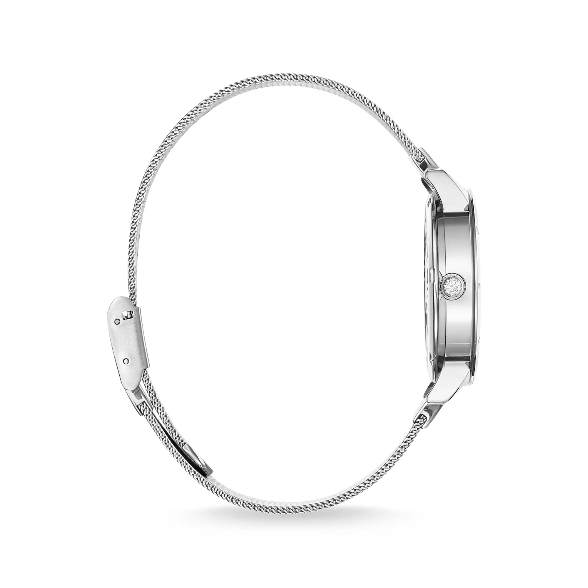 Thomas Sabo Damenuhr mit 33 mm, Libellen und Steinen silberfarben – Ansicht 2