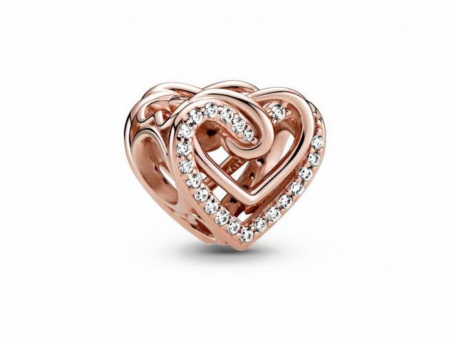 Pandora Rosé Charm - 789270C01 - Herz Rosé charms mit Zirkonia