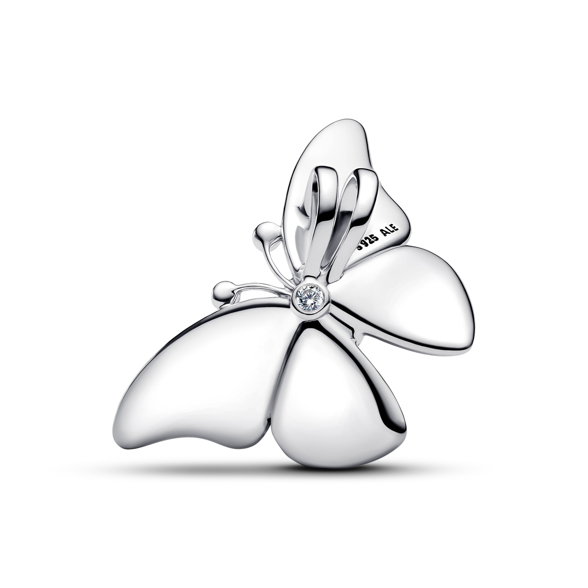 Pandora Charm - Schmetterling XXL oversized - Sterling Silber Emaille - Zirkonia – Ansicht 4