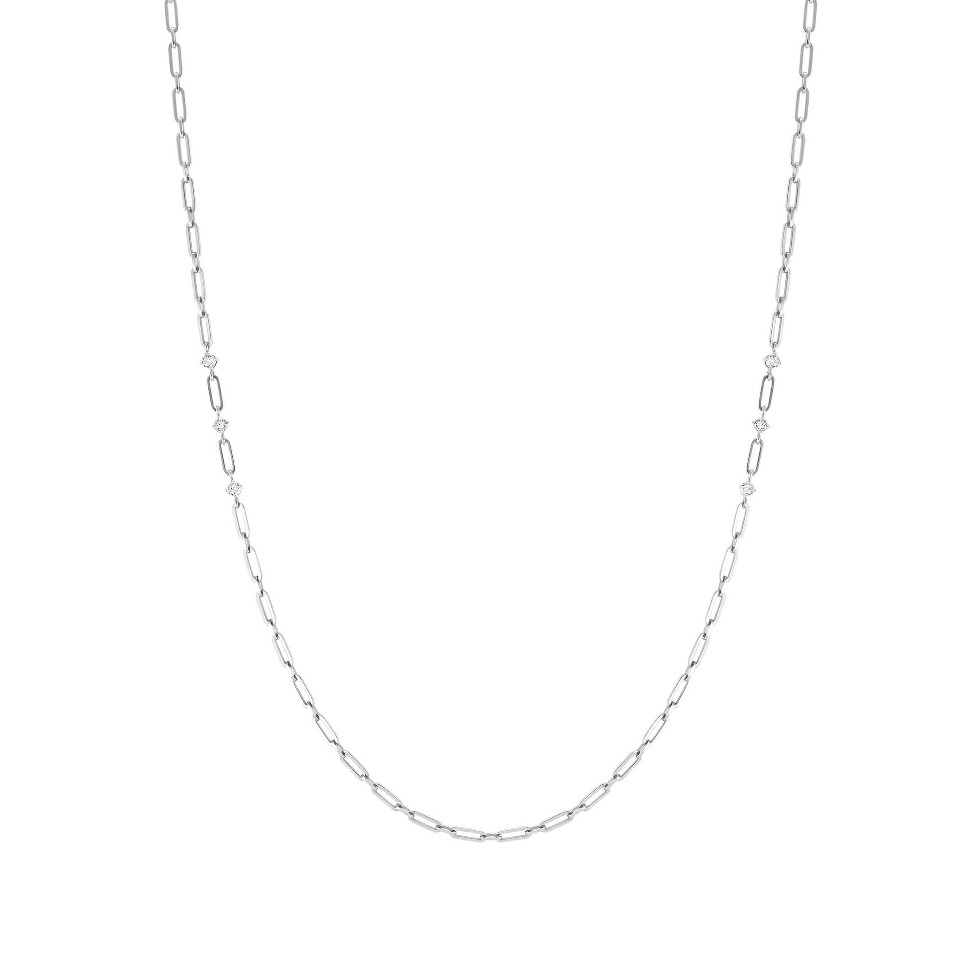 Nomination ChainsOfStyle - Kette - weiße Zirkonia - Edelstahl - 95 cm – Ansicht 3