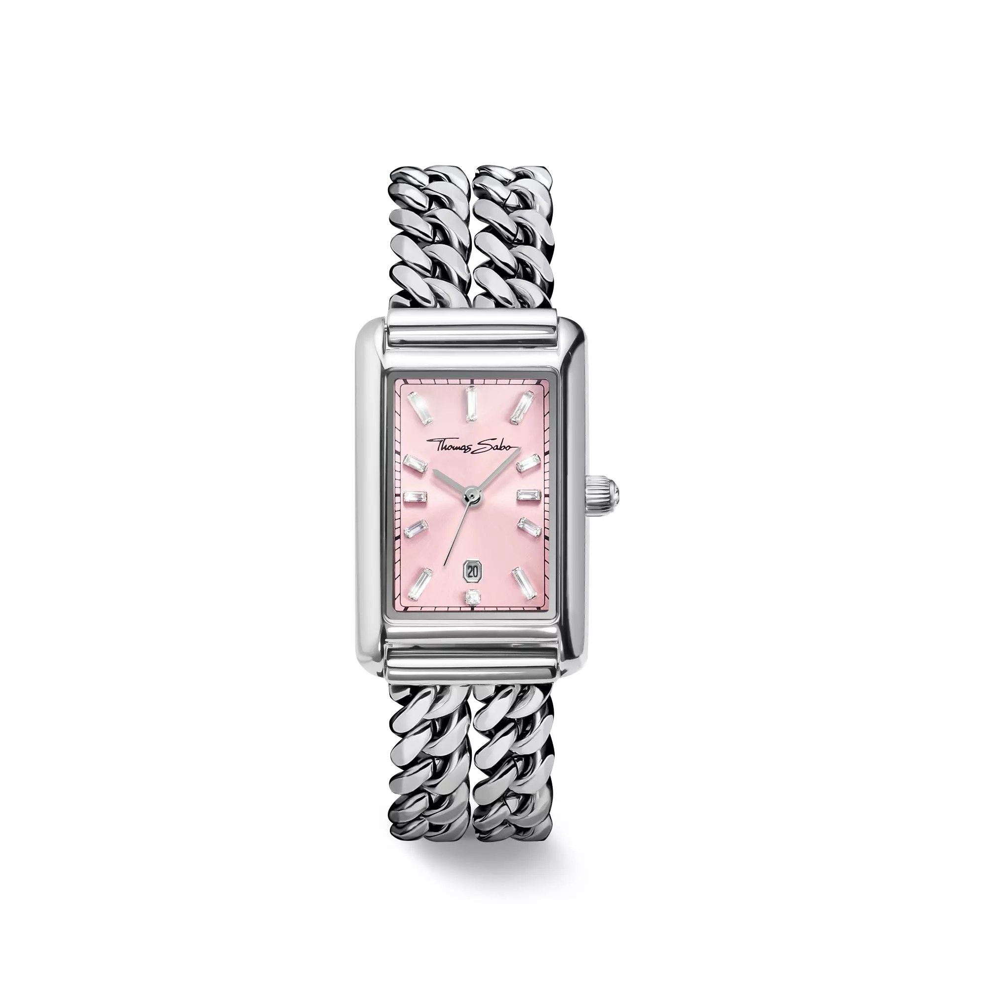 Thomas Sabo Bold Elegance Damenuhr - Ziffernblatt Pink – Ansicht 2