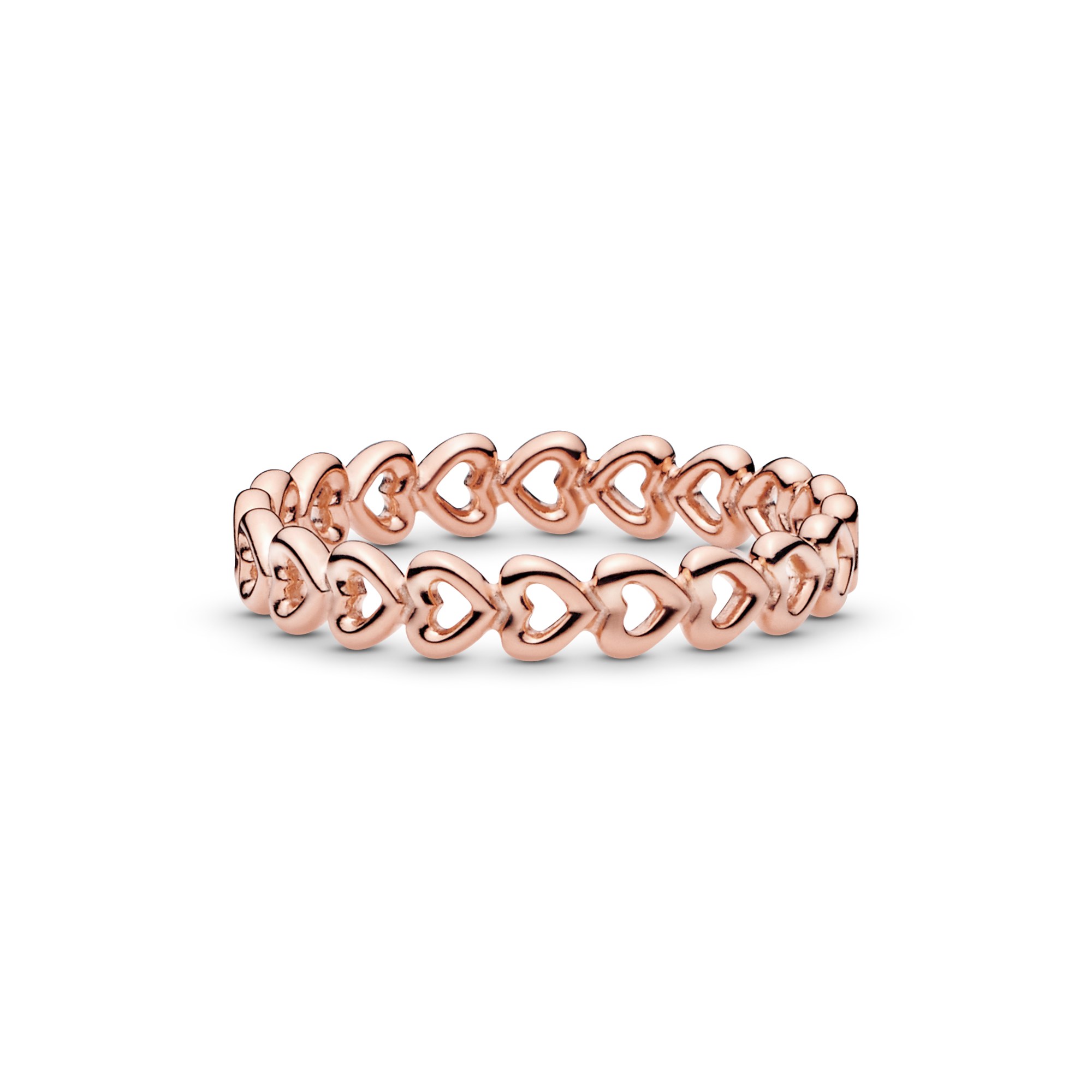 PANDORA Gereihte Herzen - Ring - PANDORA Rose – Ansicht 2