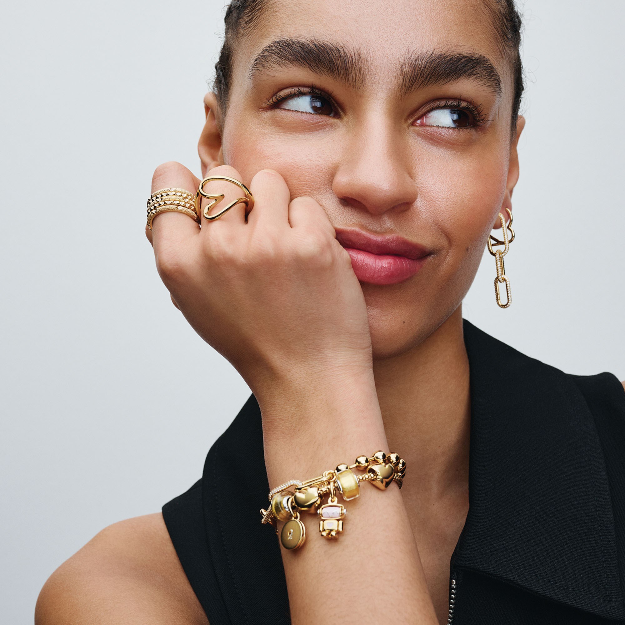 Pandora ME - Kugel- & Gliederarmband - Gelbgold Vergoldung