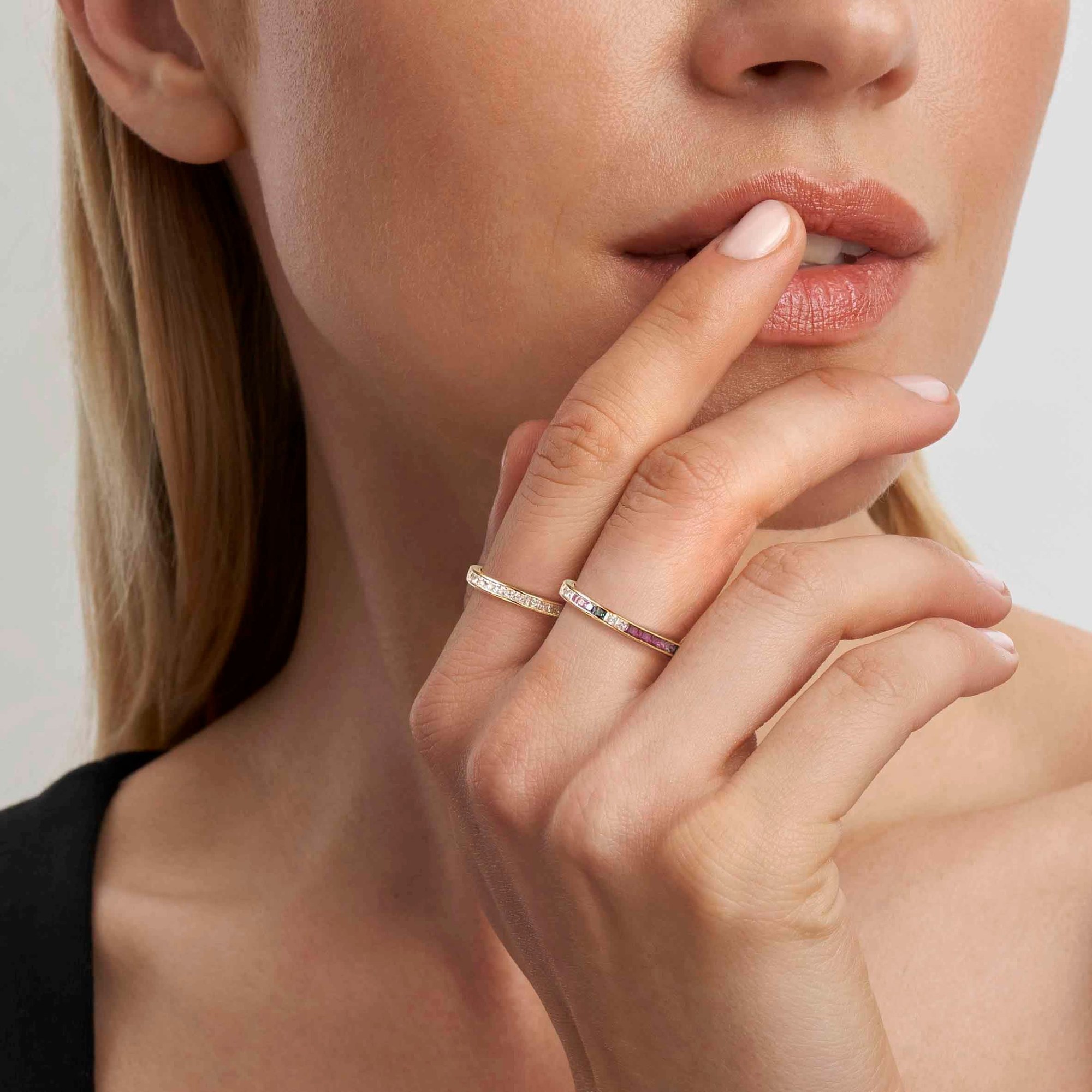 Nomination Carismatica Ring - Gelbgold vergoldet - Zirkonia Weiß - Gr. 15 – Ansicht 3