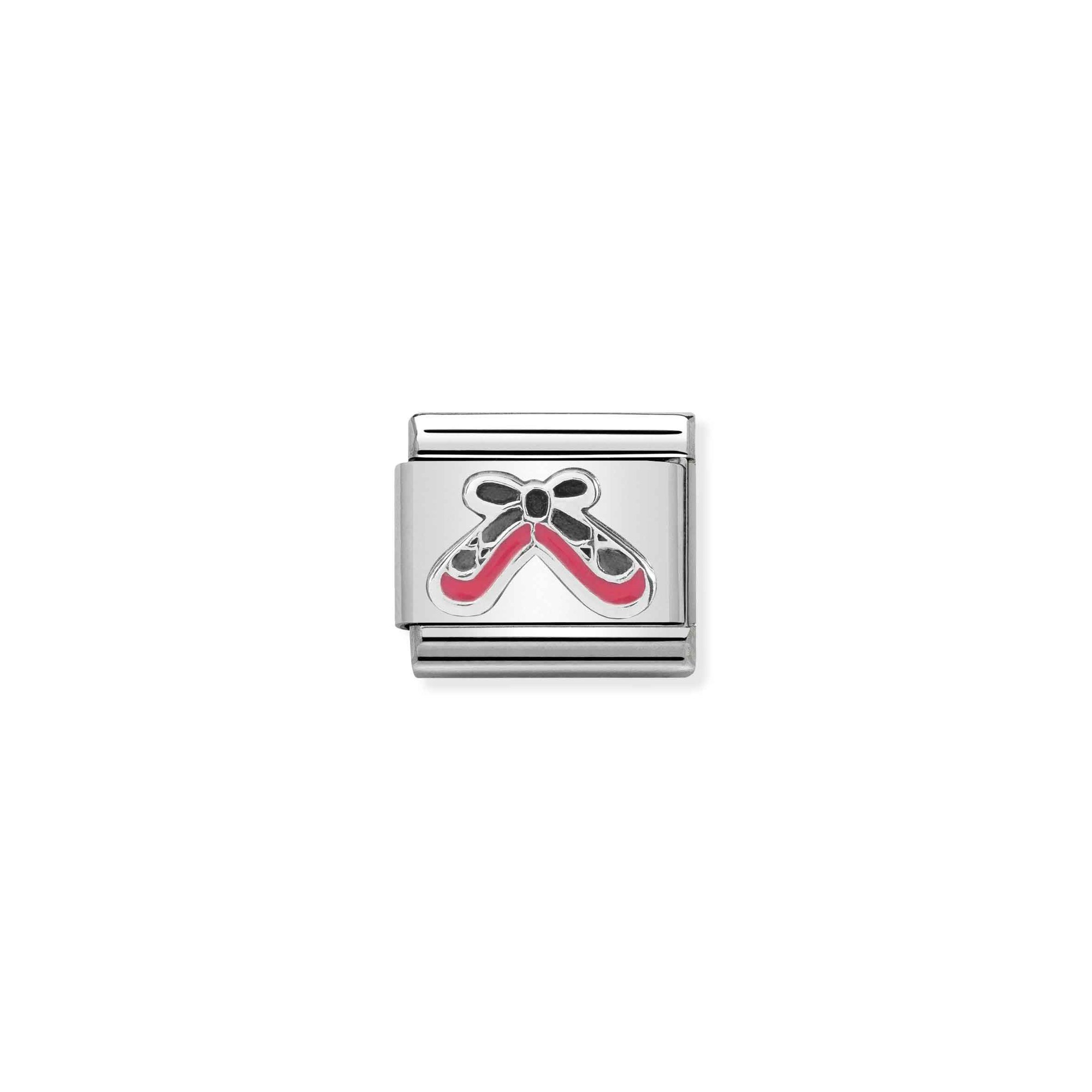 Nomination Composable Classic Charm SilverShine Ballettschuhe rosa - Edelstahl, Silber 925, Emaille