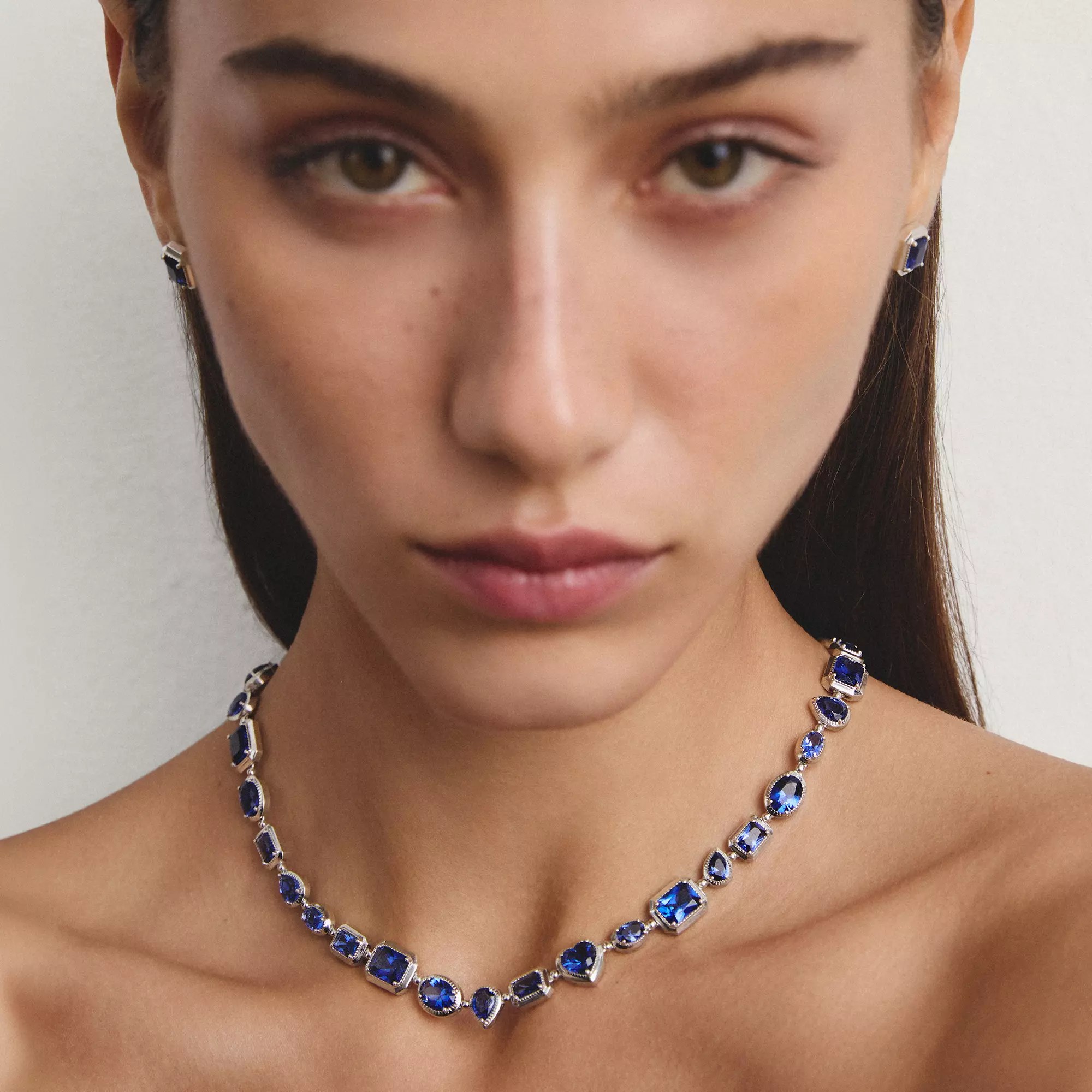 Thomas Sabo ELYNDRA - Ohrstecker - Sterling Silber recy. & Nano-Kristall - blau – Ansicht 4